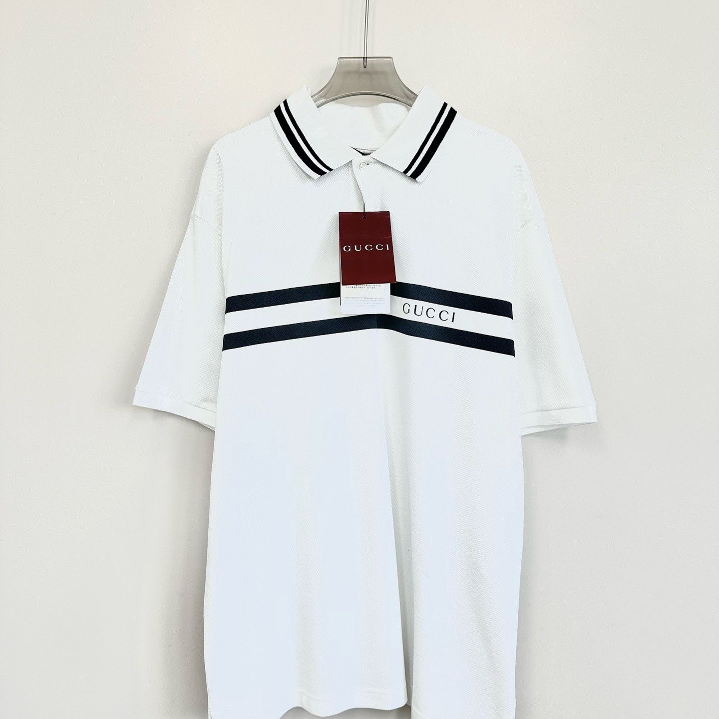 Gucci Gucci Stripe Polo Shirt Size M Size US M / EU 48-50 / 2 - 1 Thumbnail