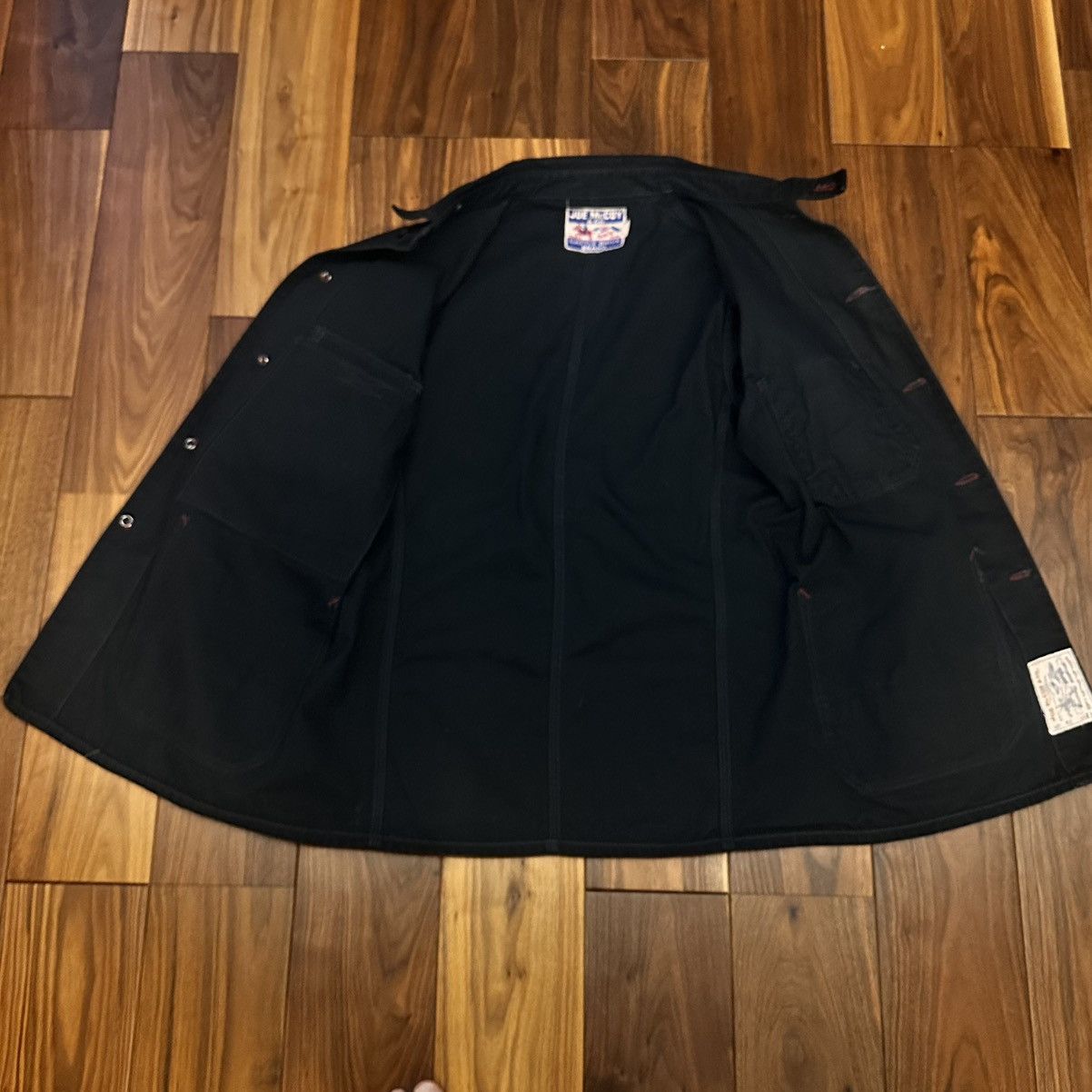 Japanese Brand × The Real McCoy's JOE McCOY 8HOUR UNION BLACK DENIM COVERALL Size 40 Japan Size US L / EU 52-54 / 3 - 3 Thumbnail