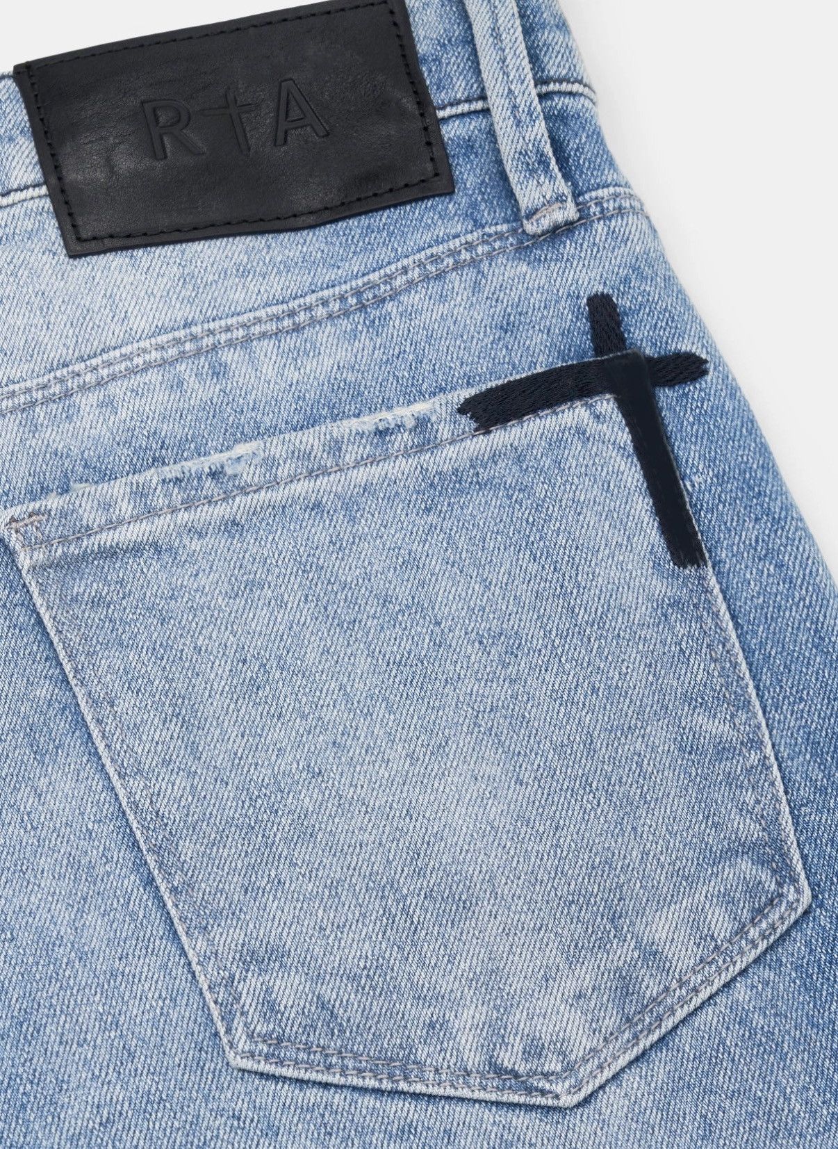 Rta RTA BRYANT | DISTRESSED VINTAGE BLUE DENIM JEANS Size US 28 / EU 44 - 4 Thumbnail