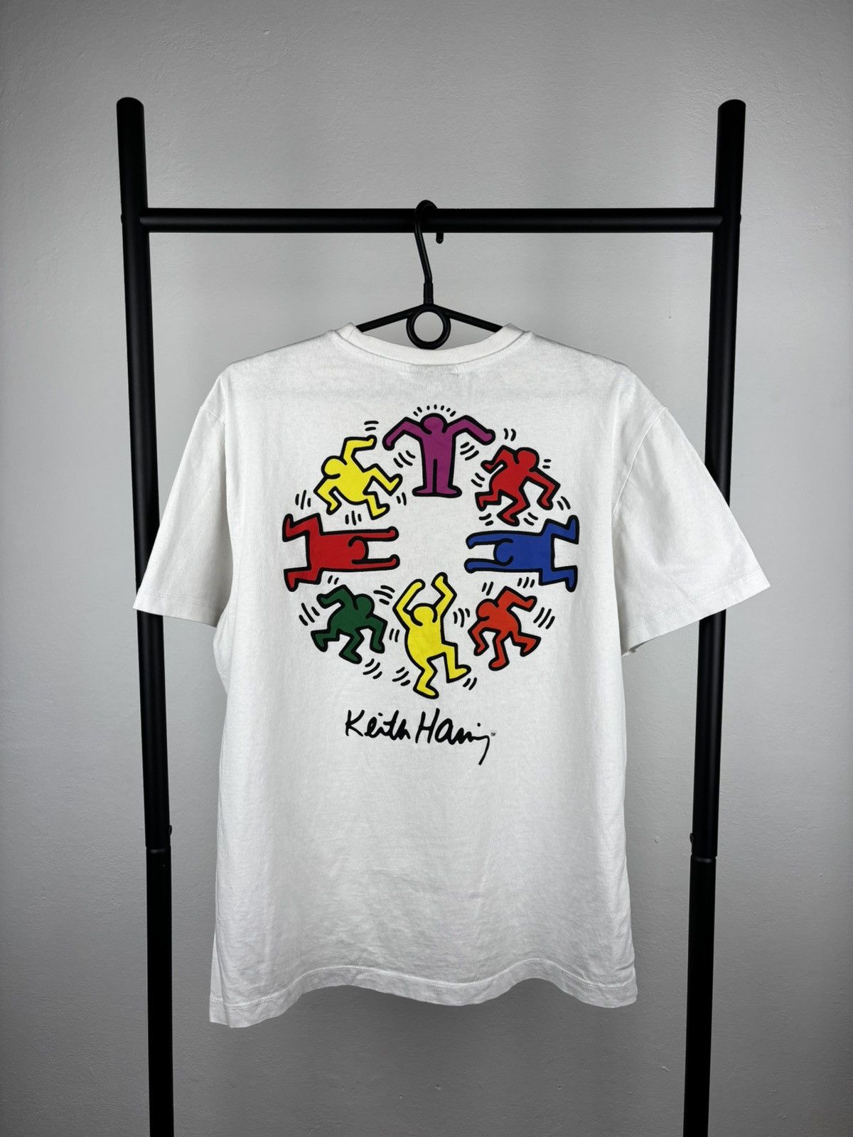 Keith Haring × Vintage Keith Haring big logo t shirt size XL Size US XL / EU 56 / 4 - 2 Thumbnail