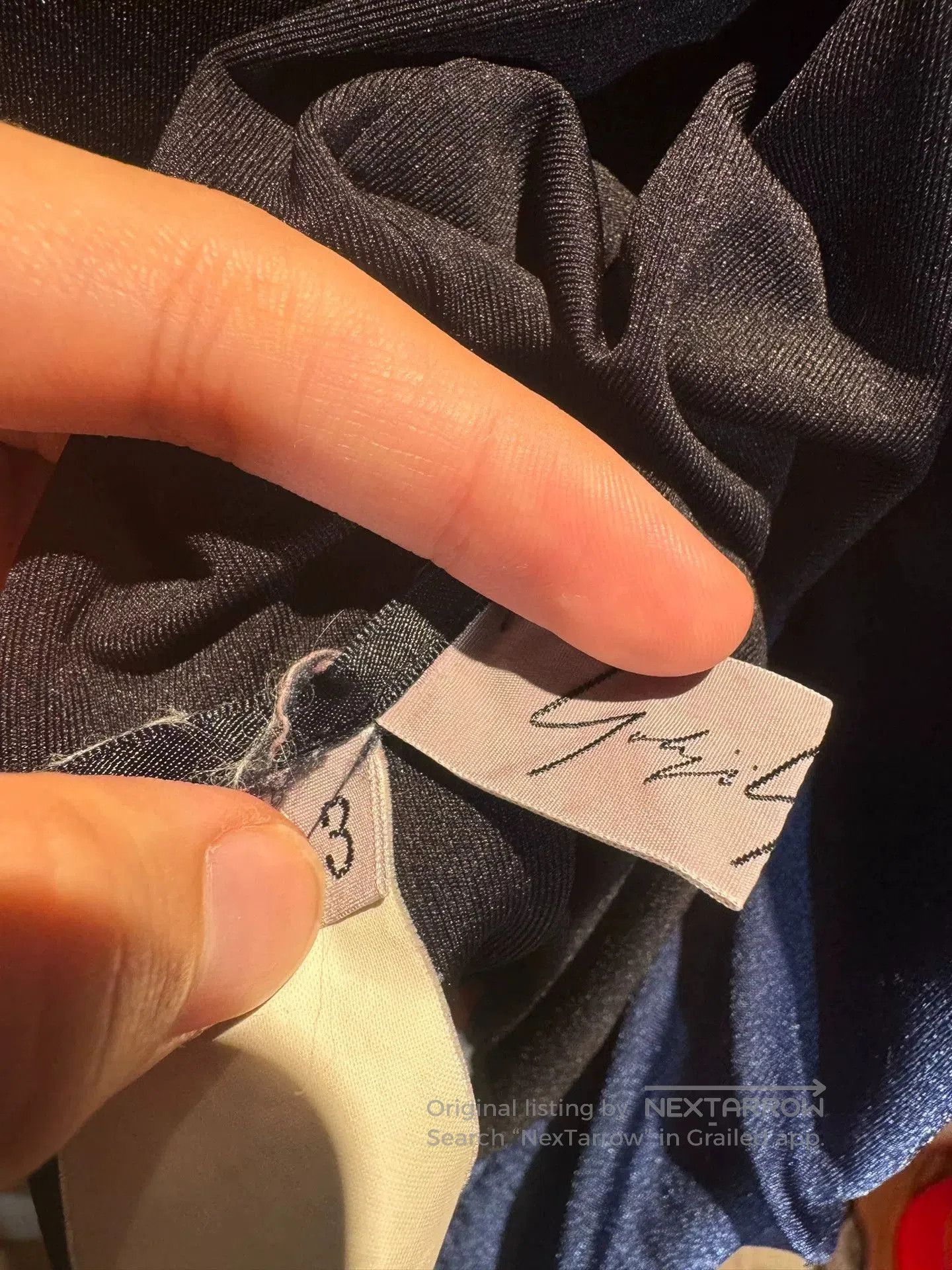 Yohji Yamamoto stylish navy and red bomber jacket. Size US L / EU 52-54 / 3 - 2 Thumbnail