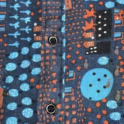 Other Luc Matton Men's Abstract Birds Cats Hearts Fish Button Up S Size US S / EU 44-46 / 1 - 4 Thumbnail