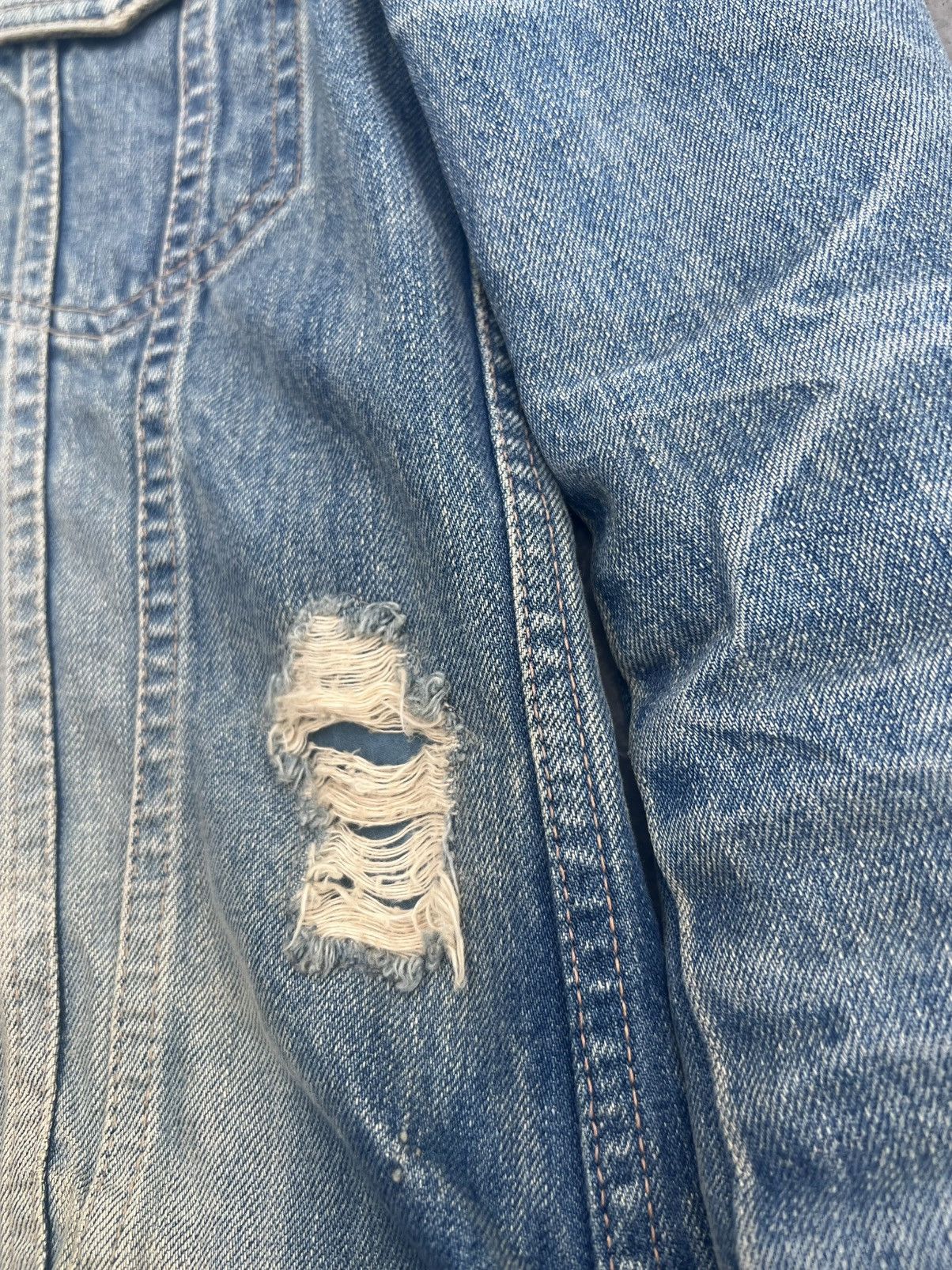 Isamu Katayama Backlash Isamu Katayama Backlash Leather Repair Denim Trucker Jacket Size US M / EU 48-50 / 2 - 5 Thumbnail