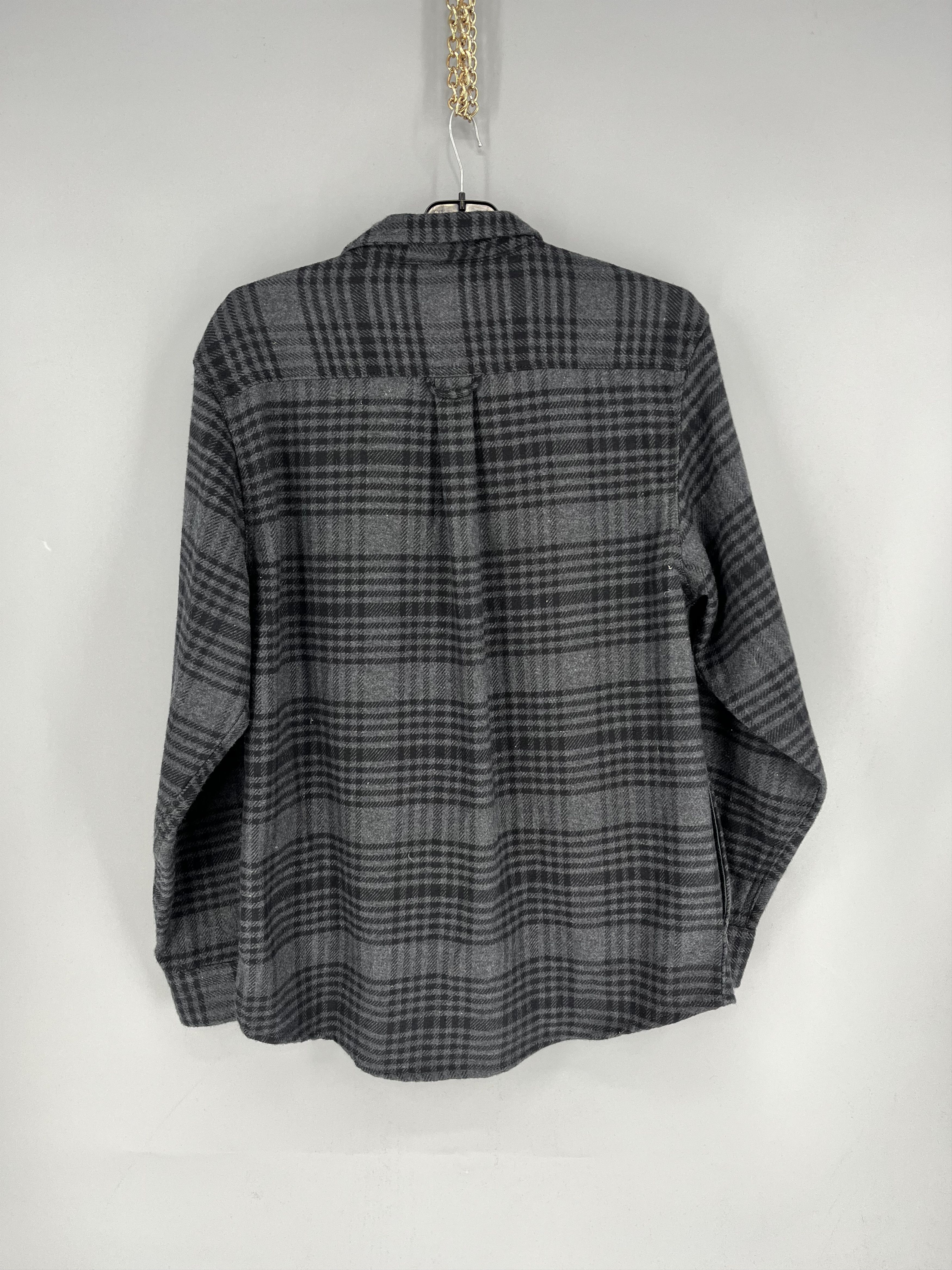 Orvis Orvis Thick Flannel Button Front Shirt Grey Plaid Mens M Size US M / EU 48-50 / 2 - 11 Thumbnail