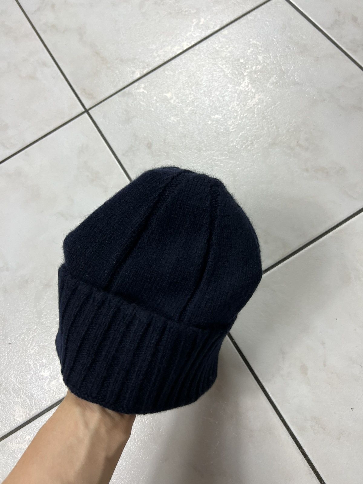 A.P.C. A.P.C. Rue Madame Paris wool cashmere ribbed knit beanie hat Size ONE SIZE - 8 Thumbnail