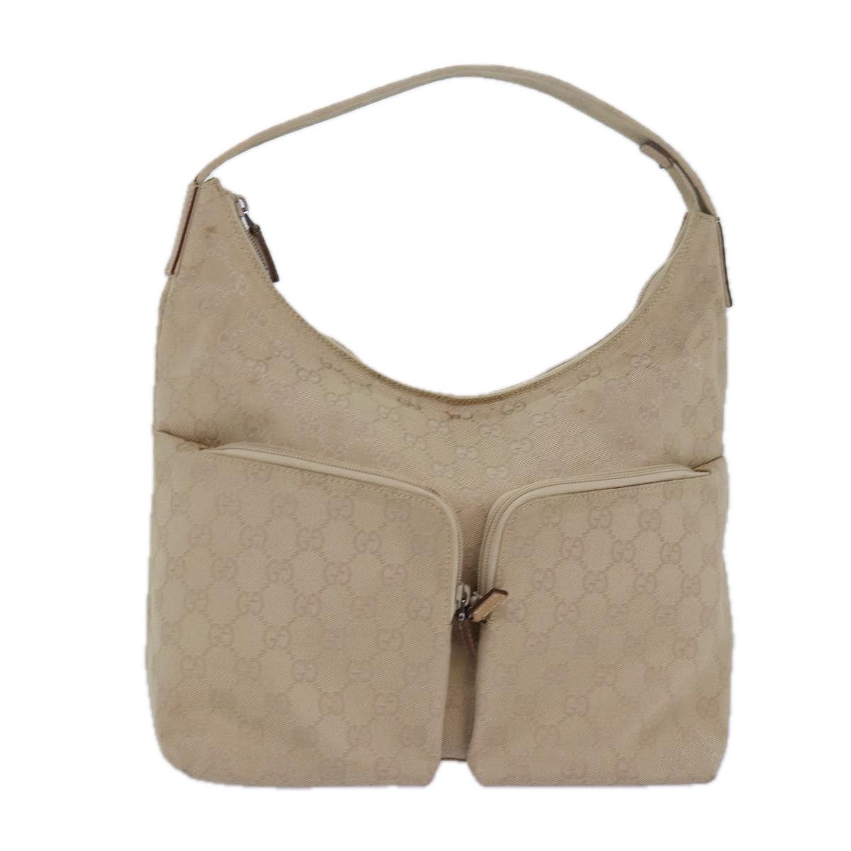 Gucci Gg Canvas Beige Canvas Tote Bag (Pre-Owned) Size ONE SIZE - 1 Thumbnail