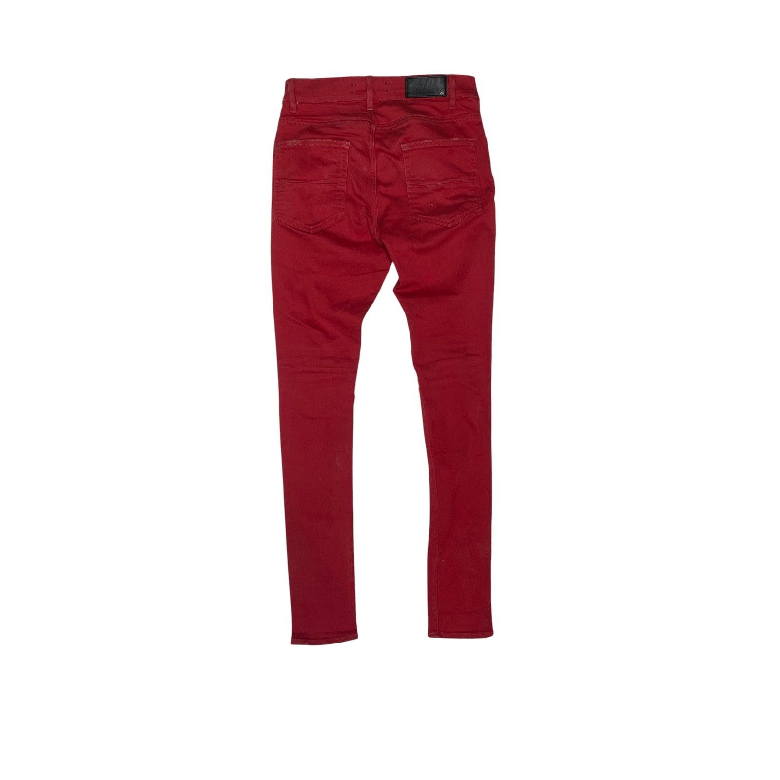 Amiri Amiri 'MX1 Red Patch' Red Jeans Size US 28 / EU 44 - 2 Thumbnail