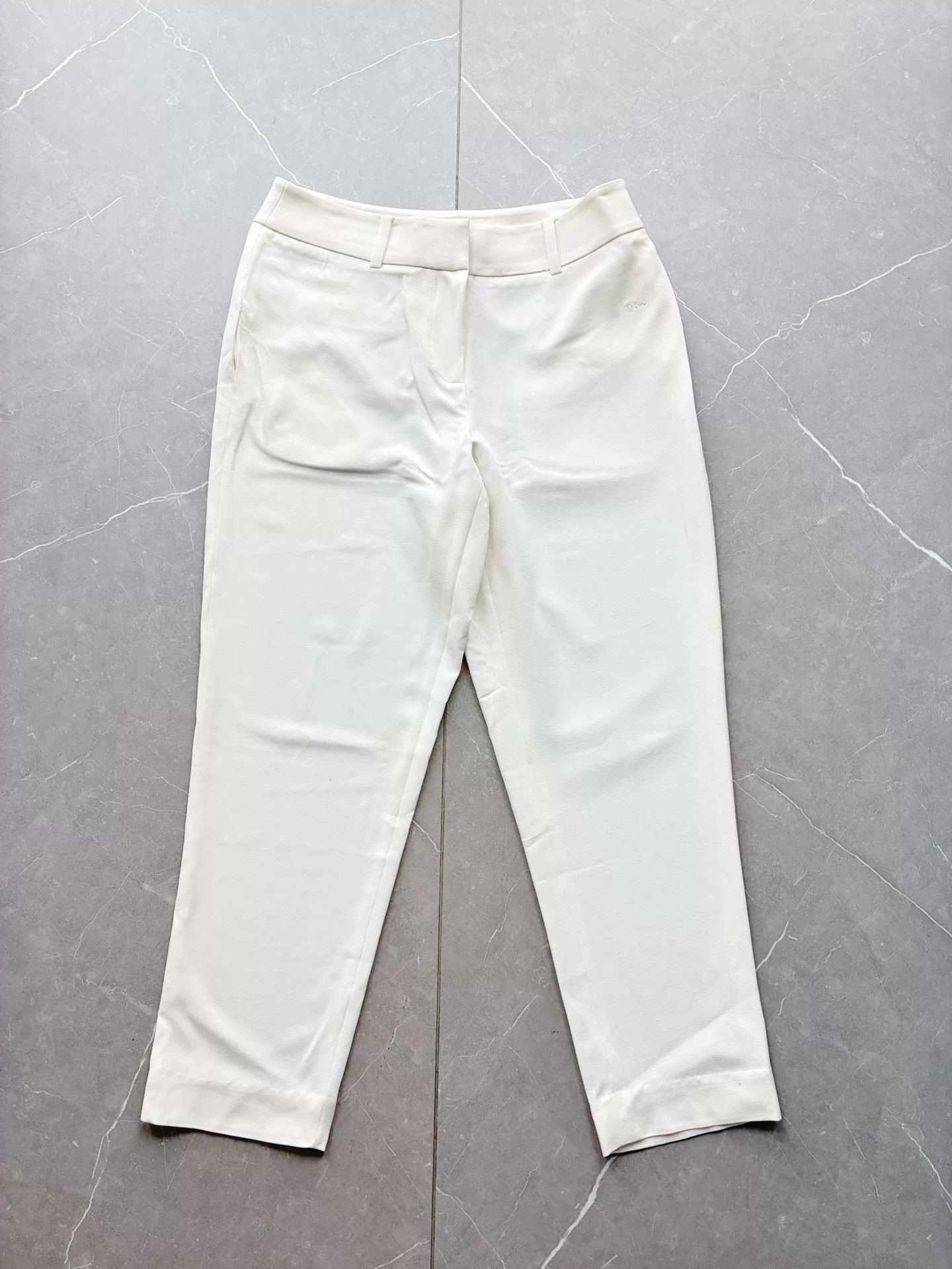 Dior Dior White Casual Pants 36 Size 26" / US 2 / IT 38 - 1 Thumbnail
