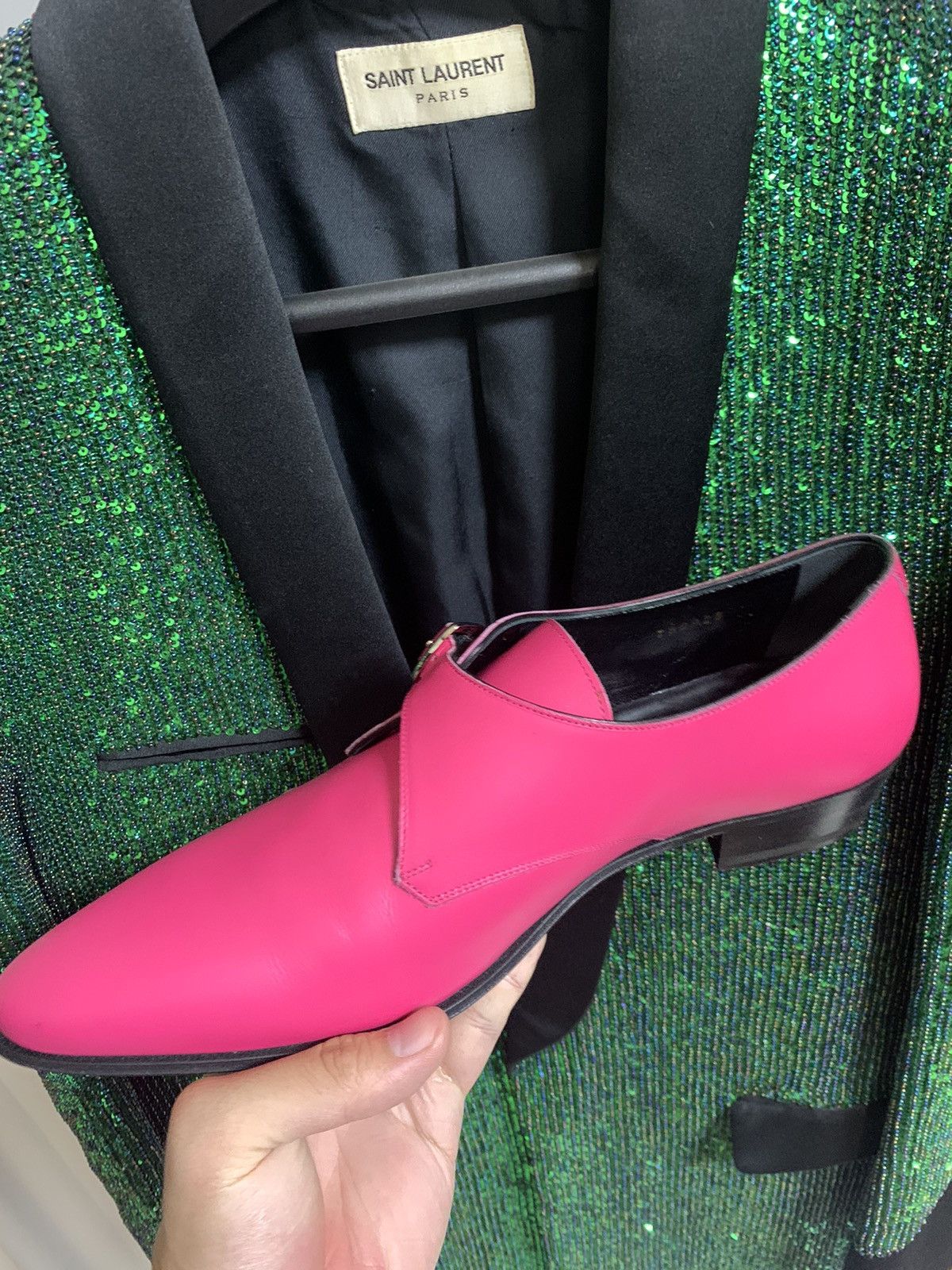 Celine Celine 2019SS Pink jacno Size US 8.5 / EU 41-42 - 2 Thumbnail