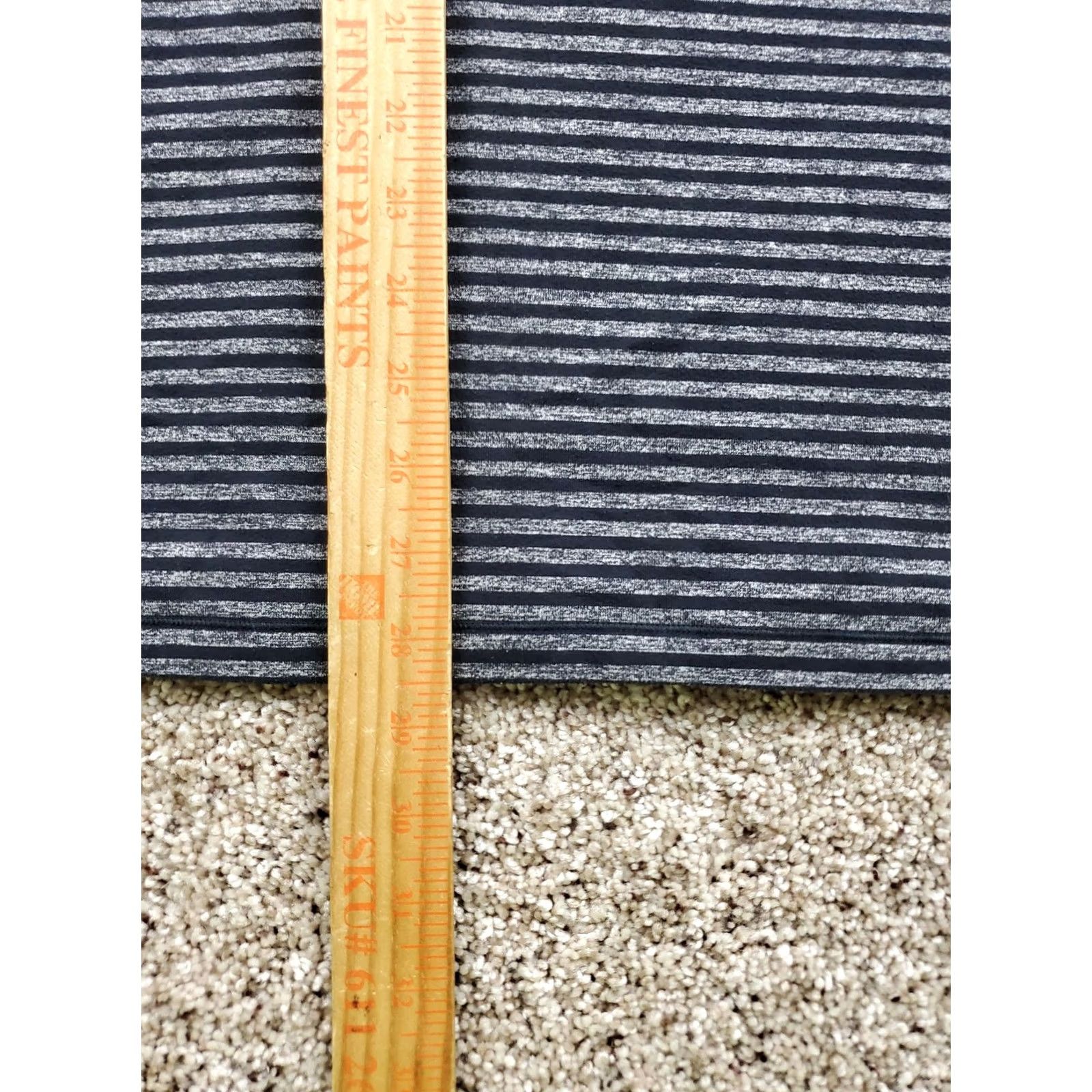 Lululemon Lululemon Speed Long Sleeve Shirt Mens L Gray Striped Pullover Tech Stretch Size US L / EU 52-54 / 3 - 7 Thumbnail