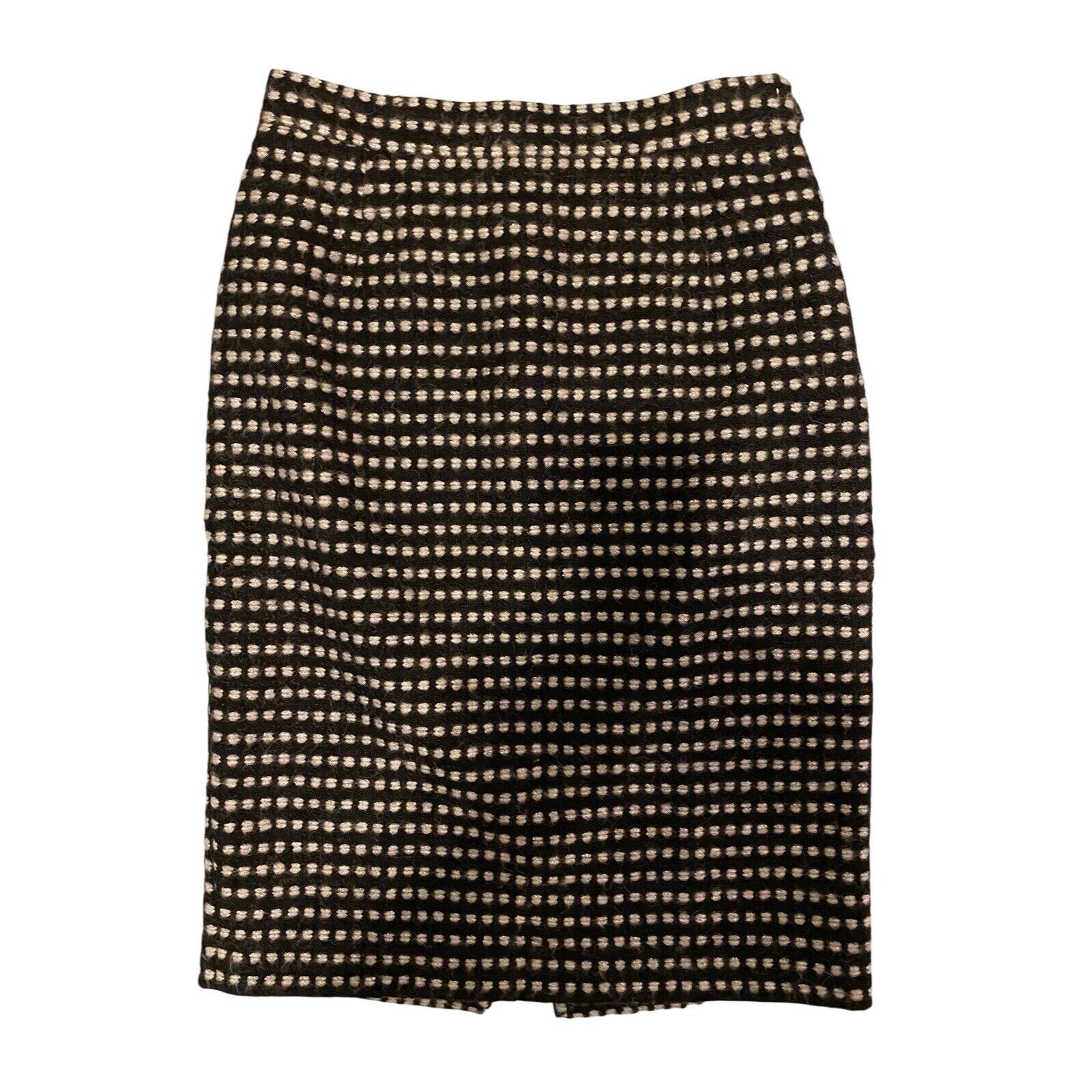 Carolina Herrera $400 Carolina Herrera 2 4 Skirt Tweed Boucle Black Wiggle Pe Size 27" / US 4 / IT 40 - 1 Thumbnail