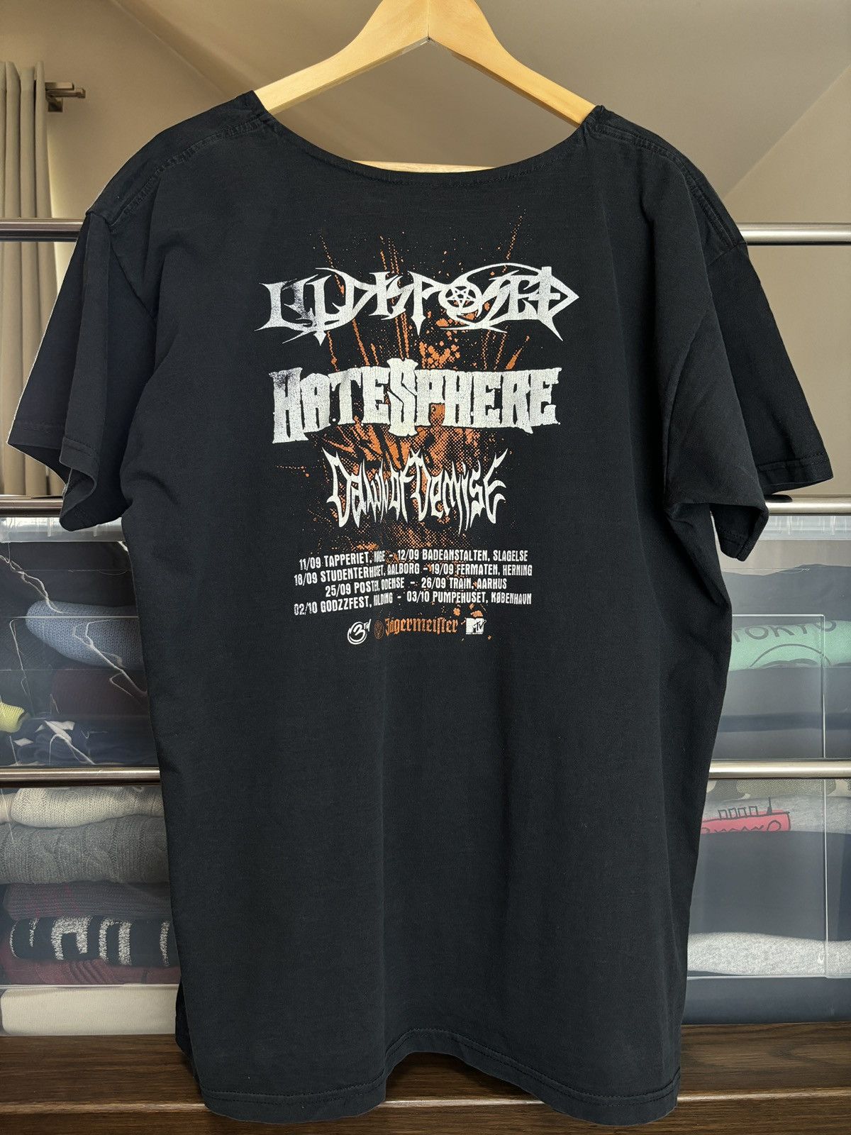 Mtv × Vintage Vintage MTV Headbangers Ball Tour Dawn Of Demise T-Shirt Size US M / EU 48-50 / 2 - 3 Thumbnail