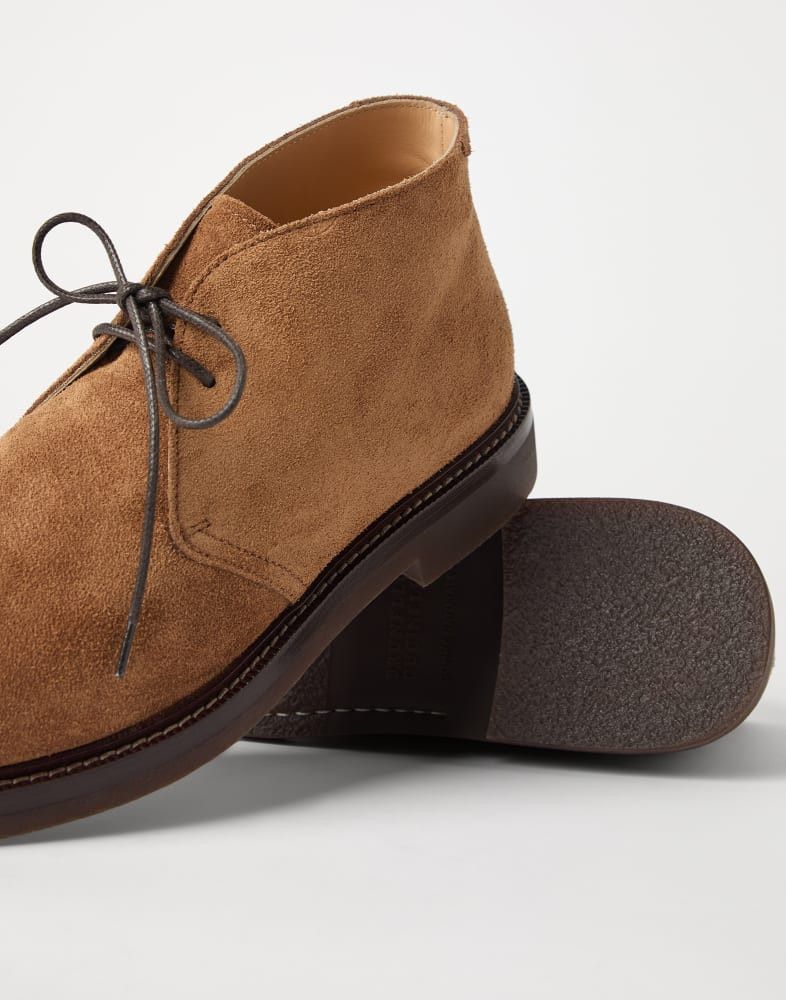 Brunello Cucinelli o1w1db10825 Pair Of Laced Shoes in Brown Size US 7 / EU 40 - 4 Thumbnail