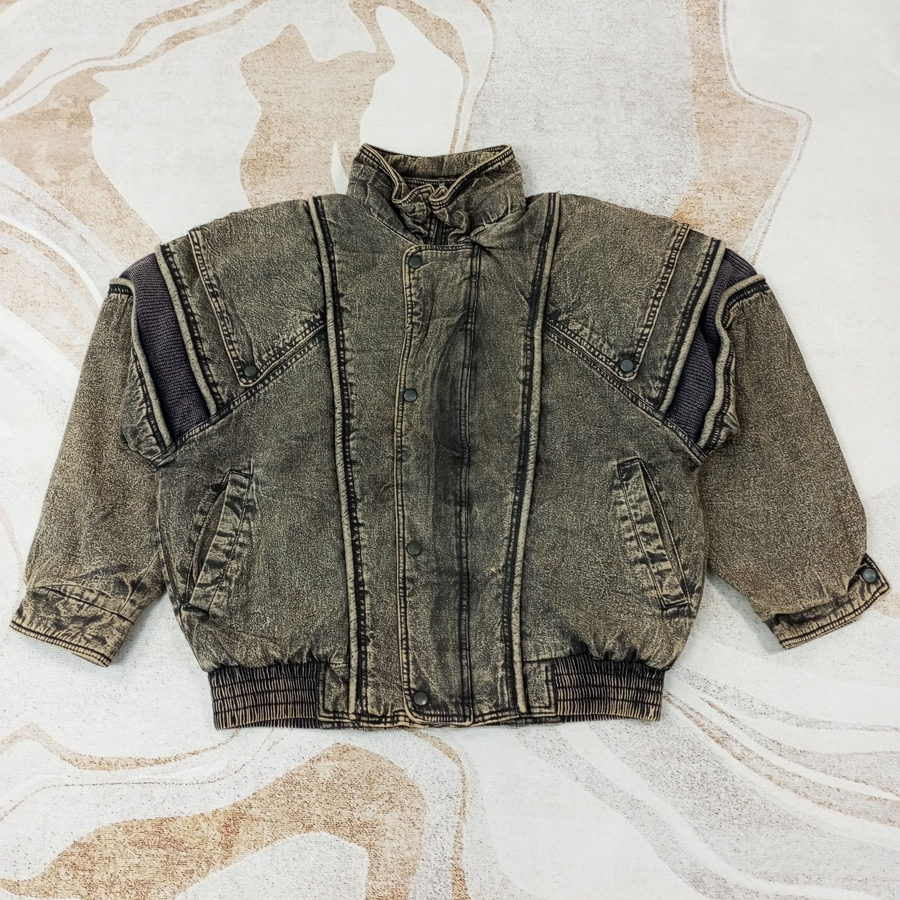 Vintage Motorcycle Jacket Style Nice Design c233n6 Size US XL / EU 56 / 4 - 1 Thumbnail