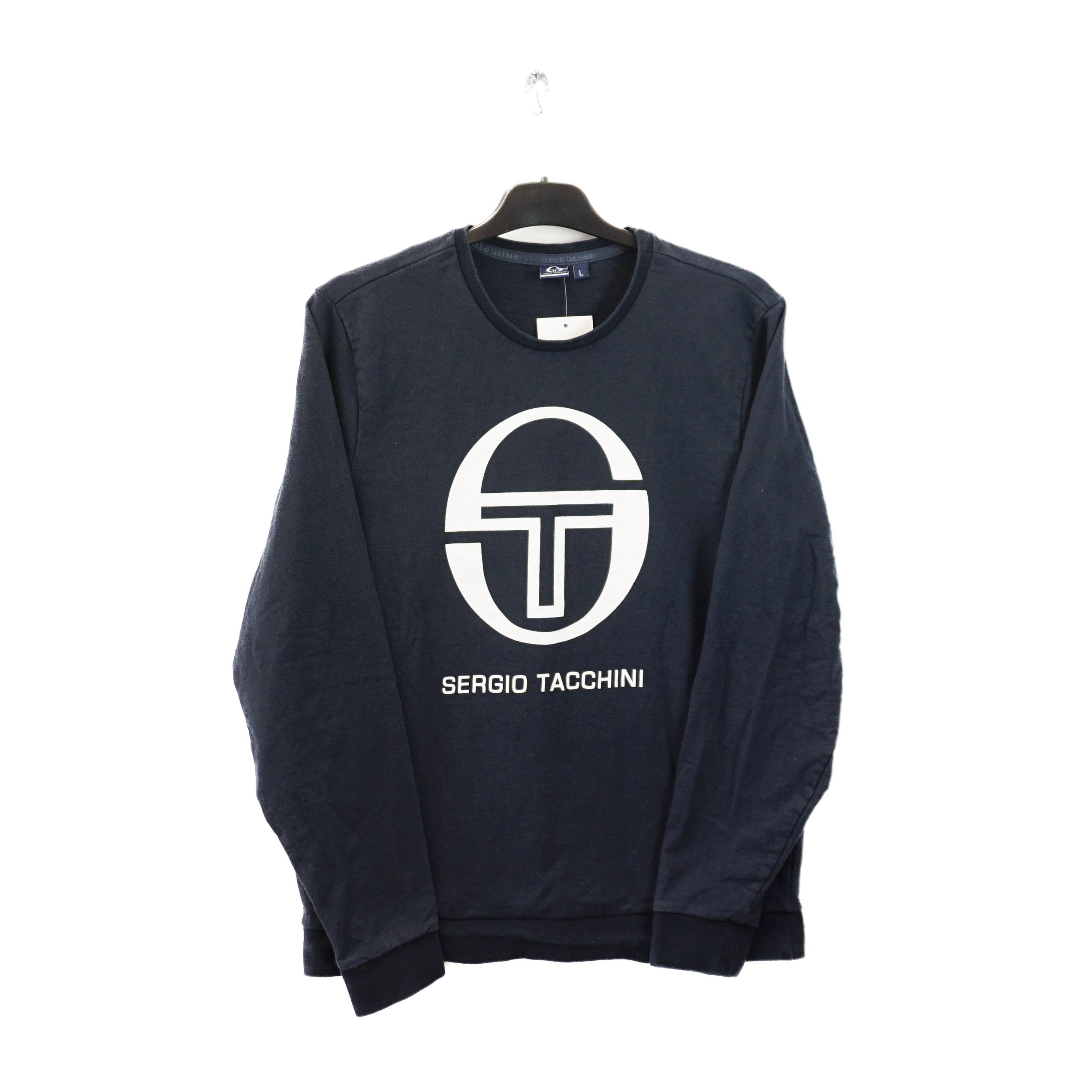 Sergio Tacchini Big Logo Archive Sweatshirt Crewneck Size US S / EU 44-46 / 1 - 1 Thumbnail