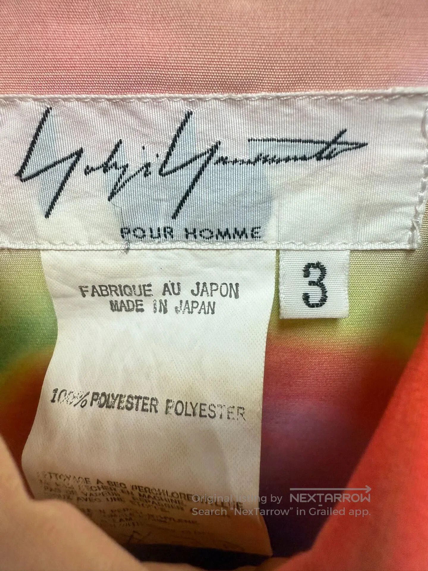 Yohji Yamamoto yohji yamamoto pour homme psychedelic shirt. Size US M / EU 48-50 / 2 - 5 Thumbnail