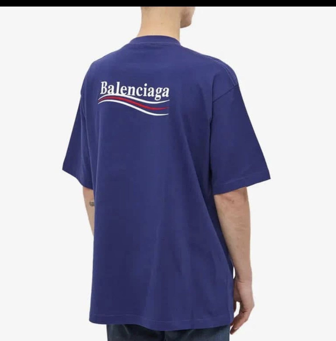 Balenciaga Balenciaga logo tee(new) Size US M / EU 48-50 / 2 - 2 Thumbnail