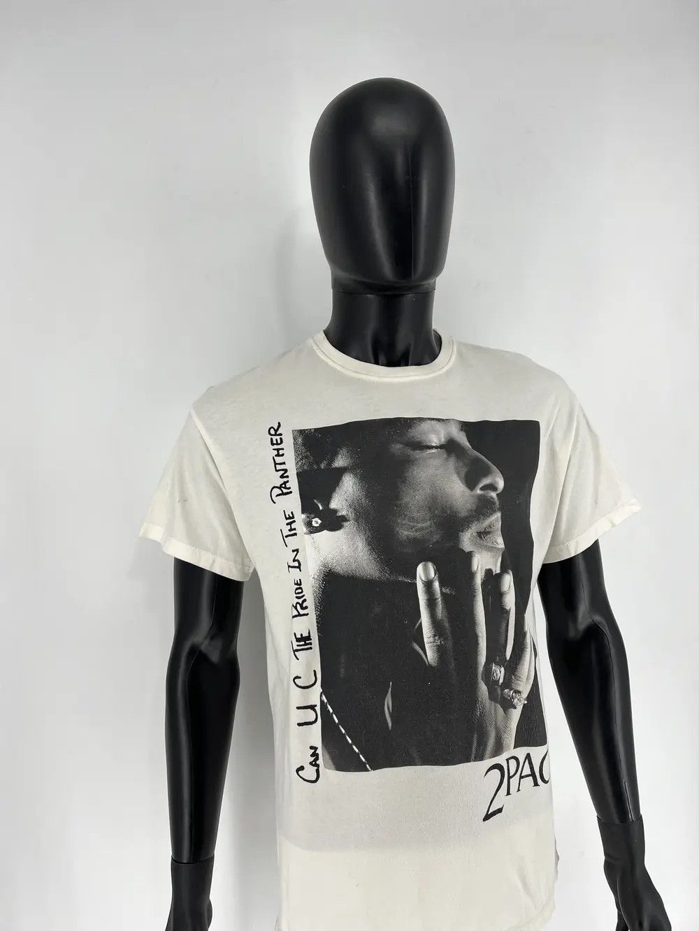 Band Tees × Bershka Vintage Y2K 2PAC Tupac Shakur HipHop Rap Tee Size US L / EU 52-54 / 3 - 4 Thumbnail
