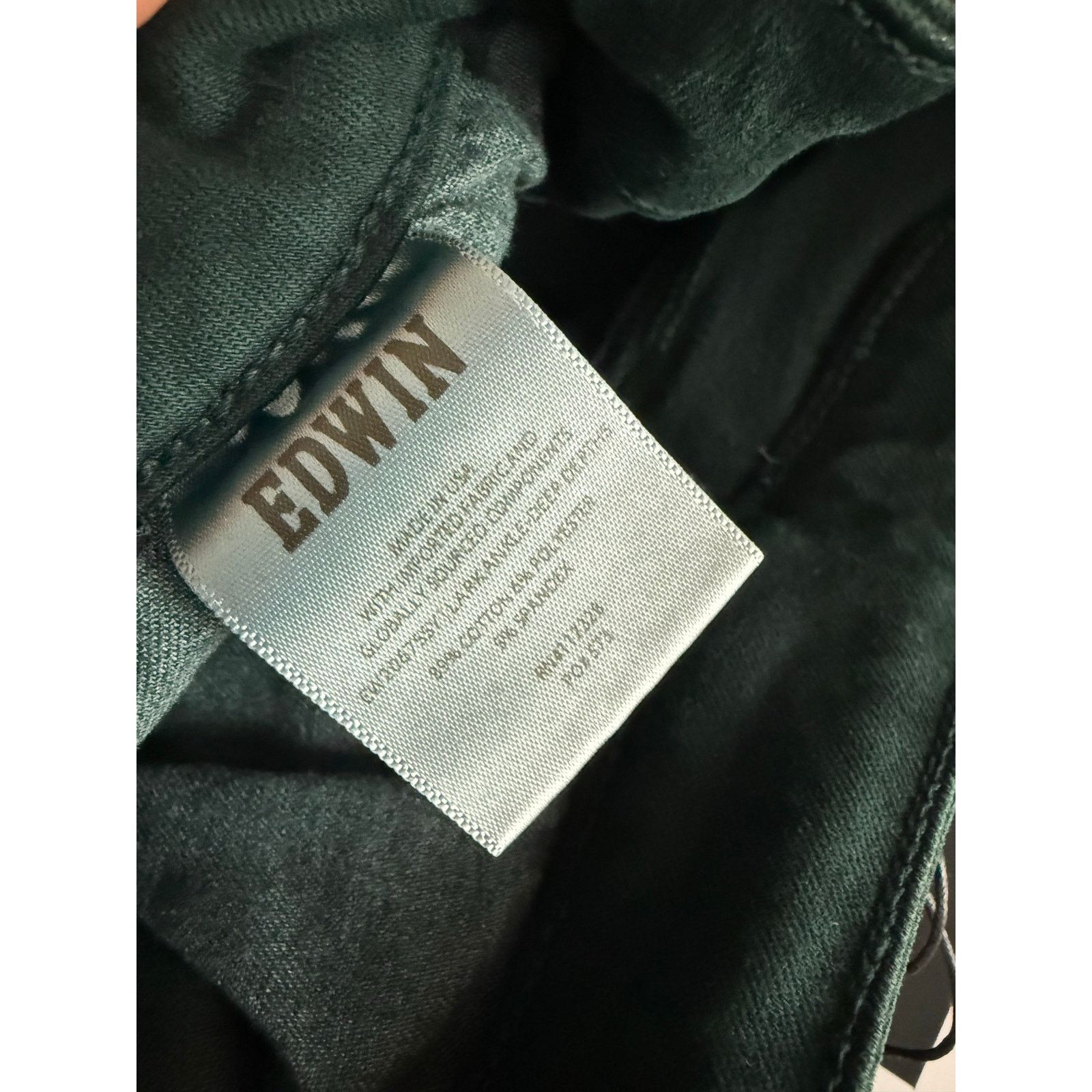 Edwin $188 New Edwin Lark Ankle Bootcut jeans - Size 25 - Green Size 25" / US 0 / IT 36 - 9 Thumbnail