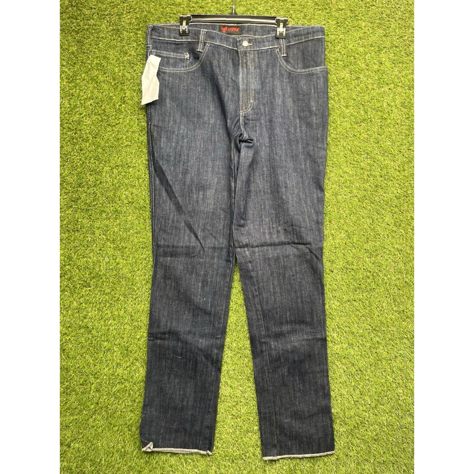 Vintage DRIFIRE Jeans Mens 36 Flame Resistant FR Taproo 5-Pocket Cargo Work Hemmed Blue Denim Short Description: Hemmable, Relaxed Fit, Straight Cut Size US 36 / EU 52 - 2 Thumbnail