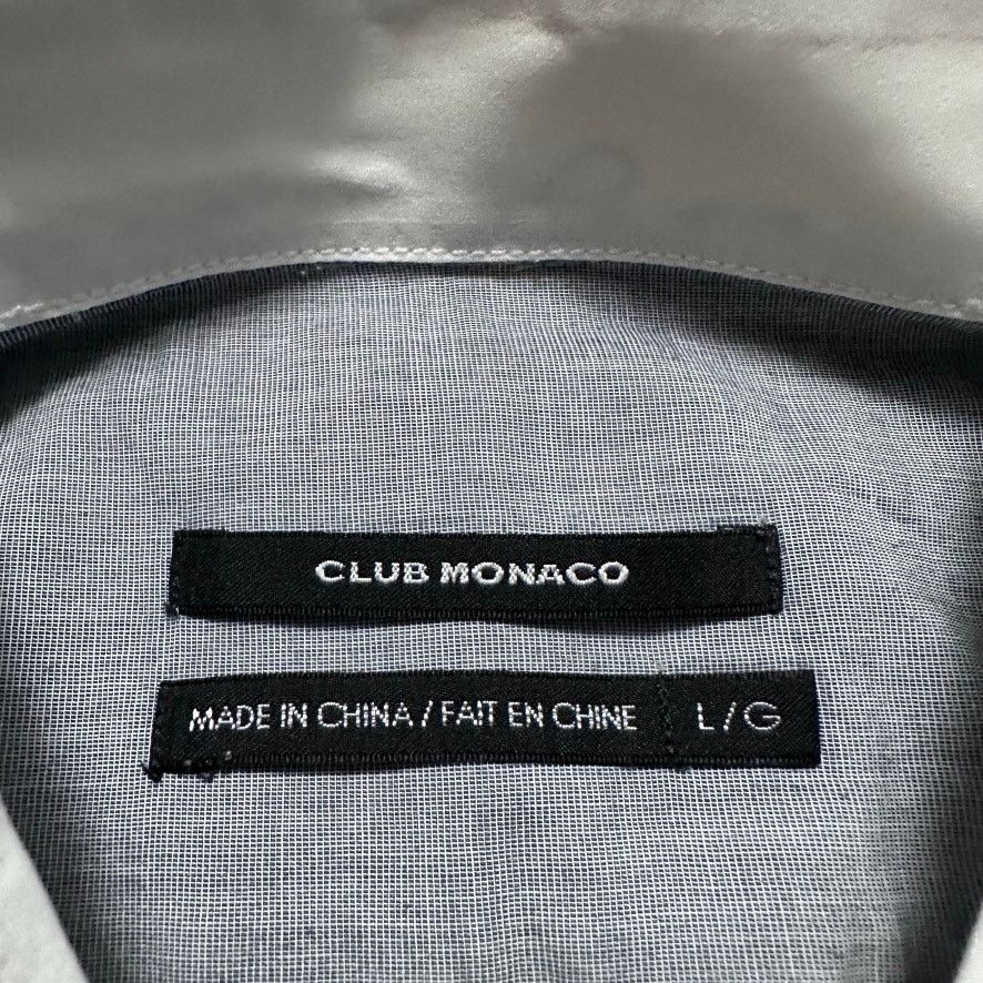 Club Monaco Club Monaco gray short sleeve button down Size US L / EU 52-54 / 3 - 4 Thumbnail
