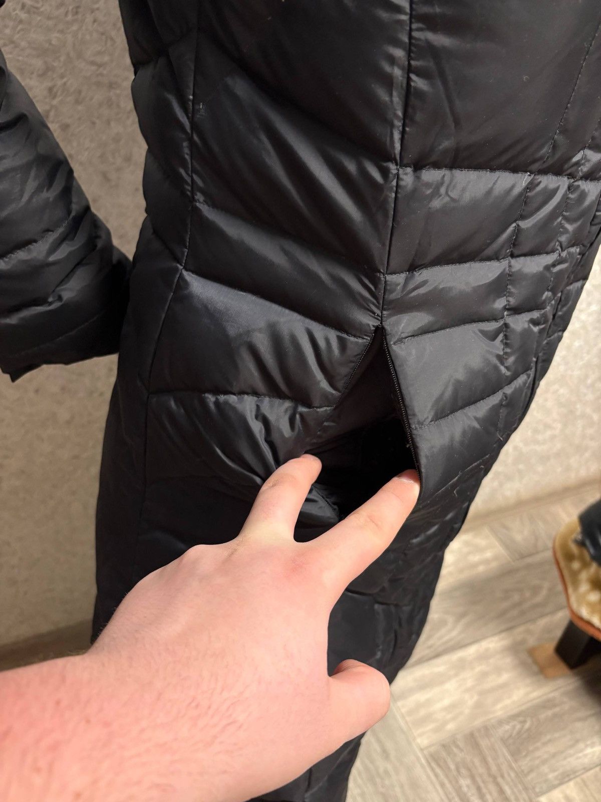 Moncler Moncler Long Black Puffer Coat | Kids 14/164, Fits Women's M Size S / US 4 / IT 40 - 10 Thumbnail