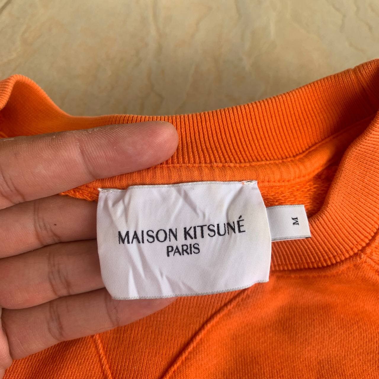 Maison Kitsune Faded MAISON KITSUNE Small Fox Logo Sweatshirt Size US L / EU 52-54 / 3 - 3 Thumbnail