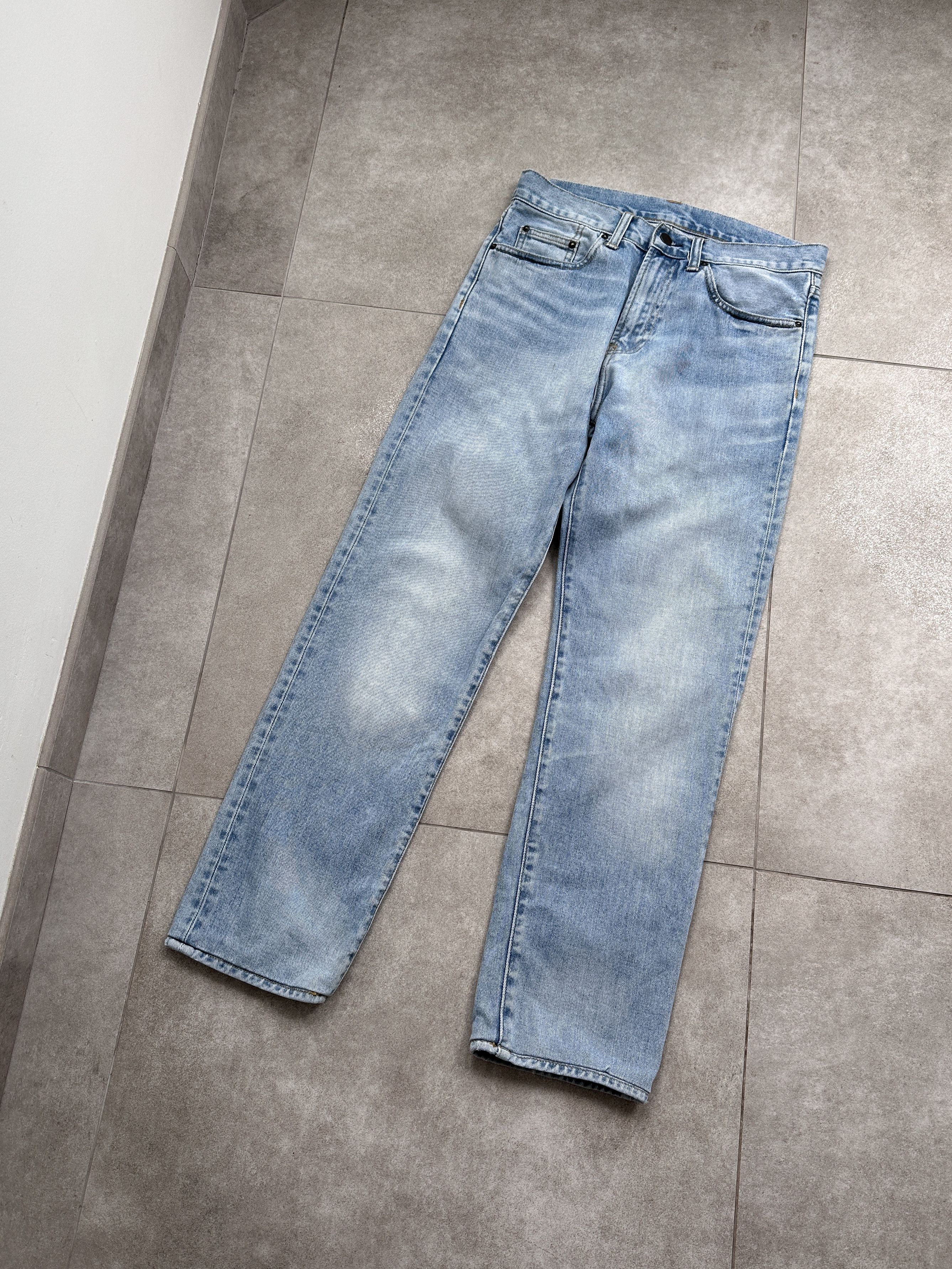 Carhartt Carhartt Pontiac Blue Denim Pants Jeans Size US 30 / EU 46 - 5 Thumbnail