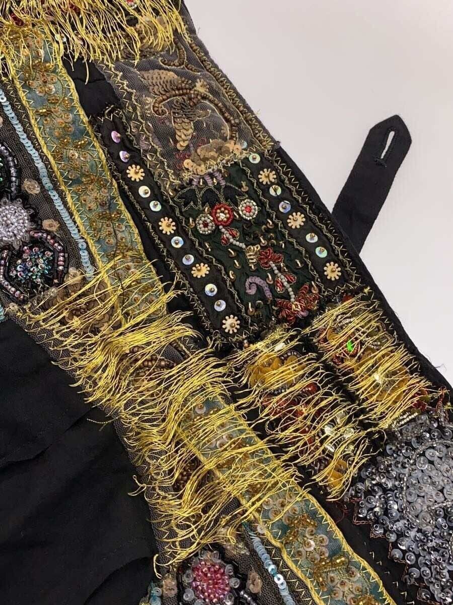 Comme des Garcons Bead Stitch Design Buckle Pleated Skirt Size 30" / US 8 / IT 44 - 3 Thumbnail