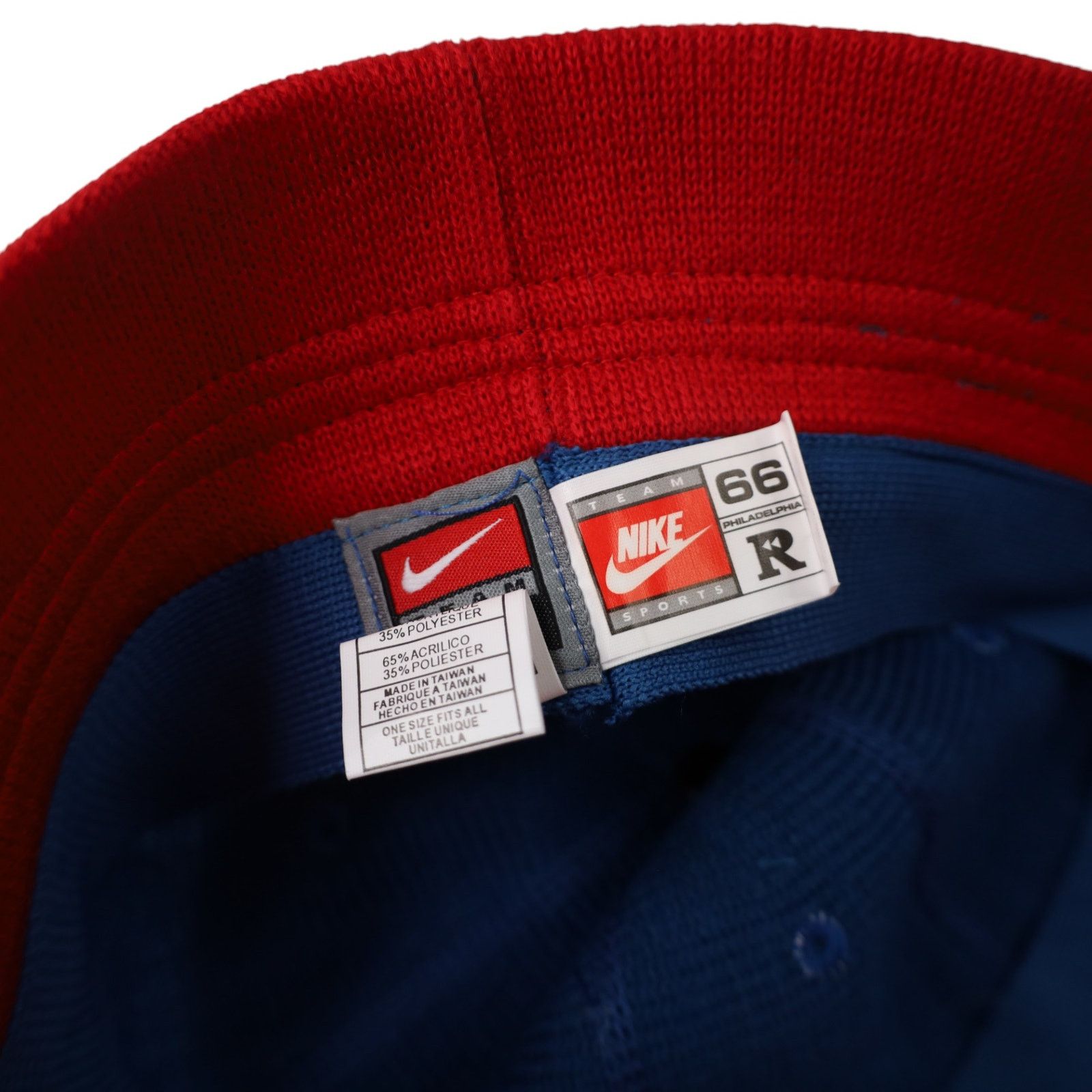NBA × Nike × Vintage NWT Vintage Y2k Nike Philadelphia Sixers Rewind Bucket Hat Size ONE SIZE - 7 Thumbnail