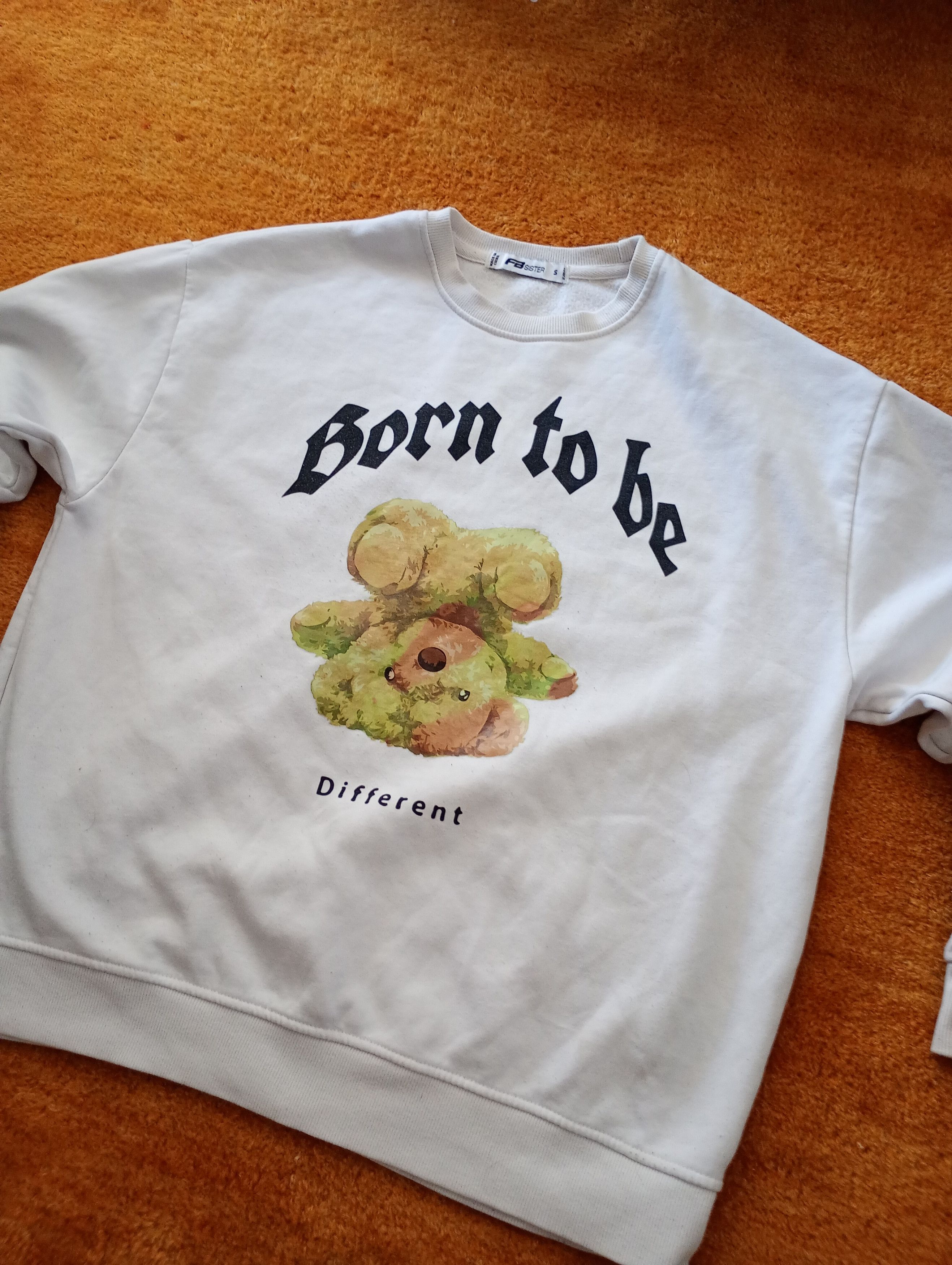 Other Born to be Different Sweatshirt (White, Graphic Print) Size L / US 10 / IT 46 - 3 Thumbnail