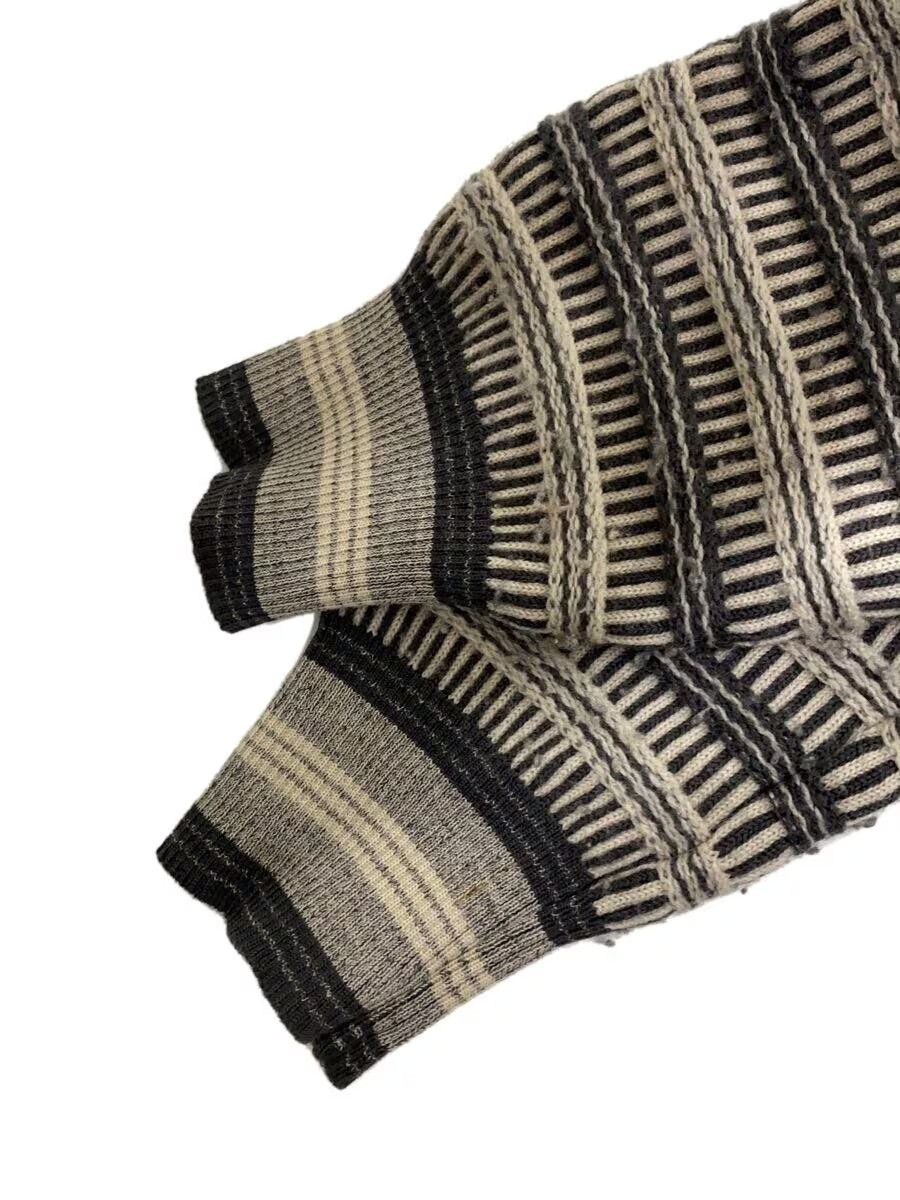 Y's for Men × Yohji Yamamoto Striped High Neck Wool Knit Sweater Size US M / EU 48-50 / 2 - 3 Thumbnail