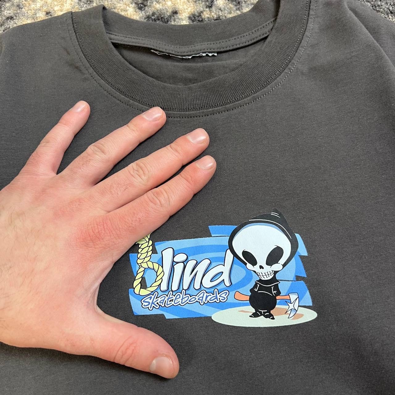 Blind Skateboards Blind Skateboards Grim Reaper Big Logo T-Shirt Sk8 Style Size US M / EU 48-50 / 2 - 3 Thumbnail