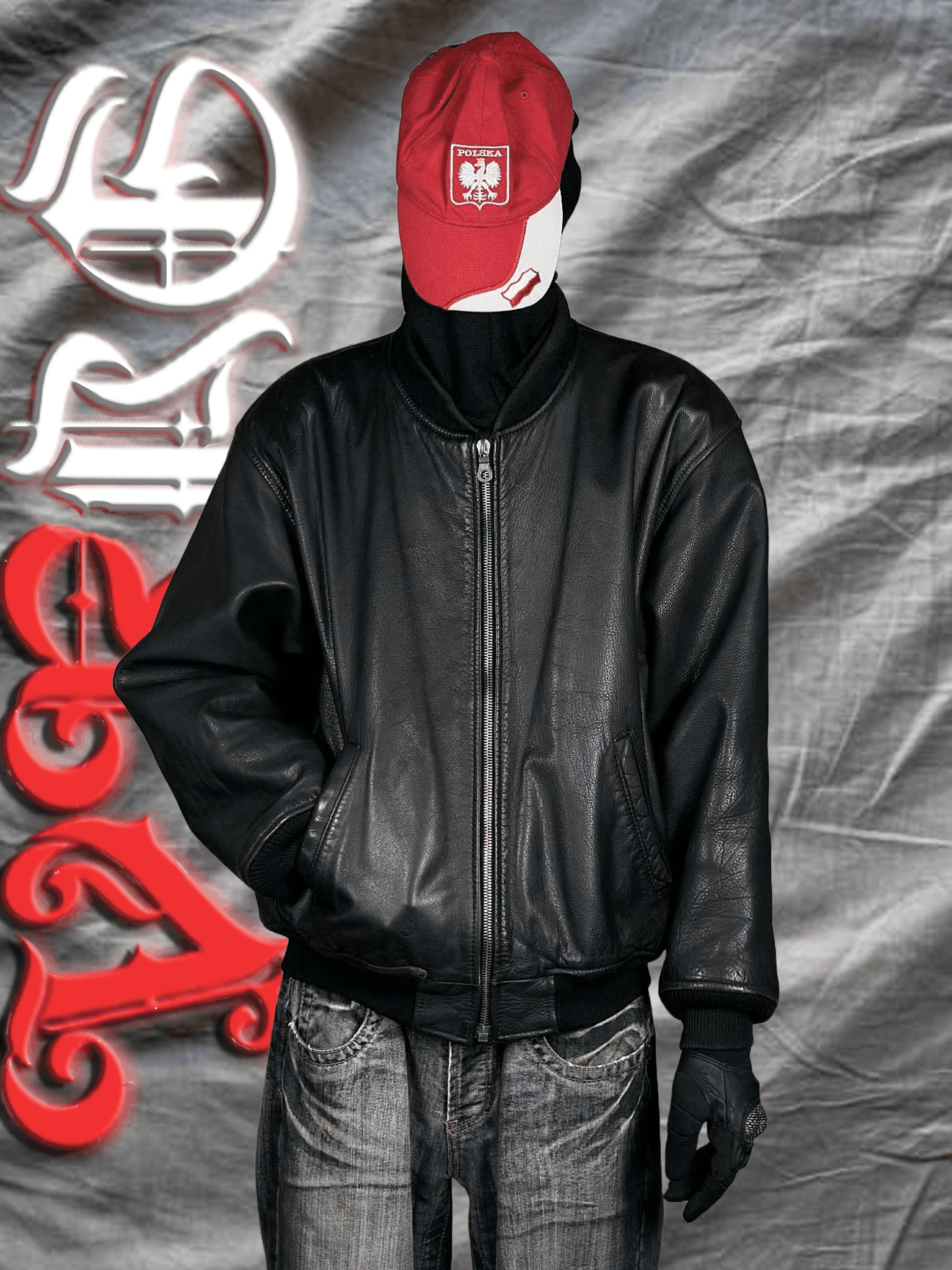 Leather Leather bomber jacket with RIRI zipper and perfect boxy cut Size US L / EU 52-54 / 3 - 2 Thumbnail