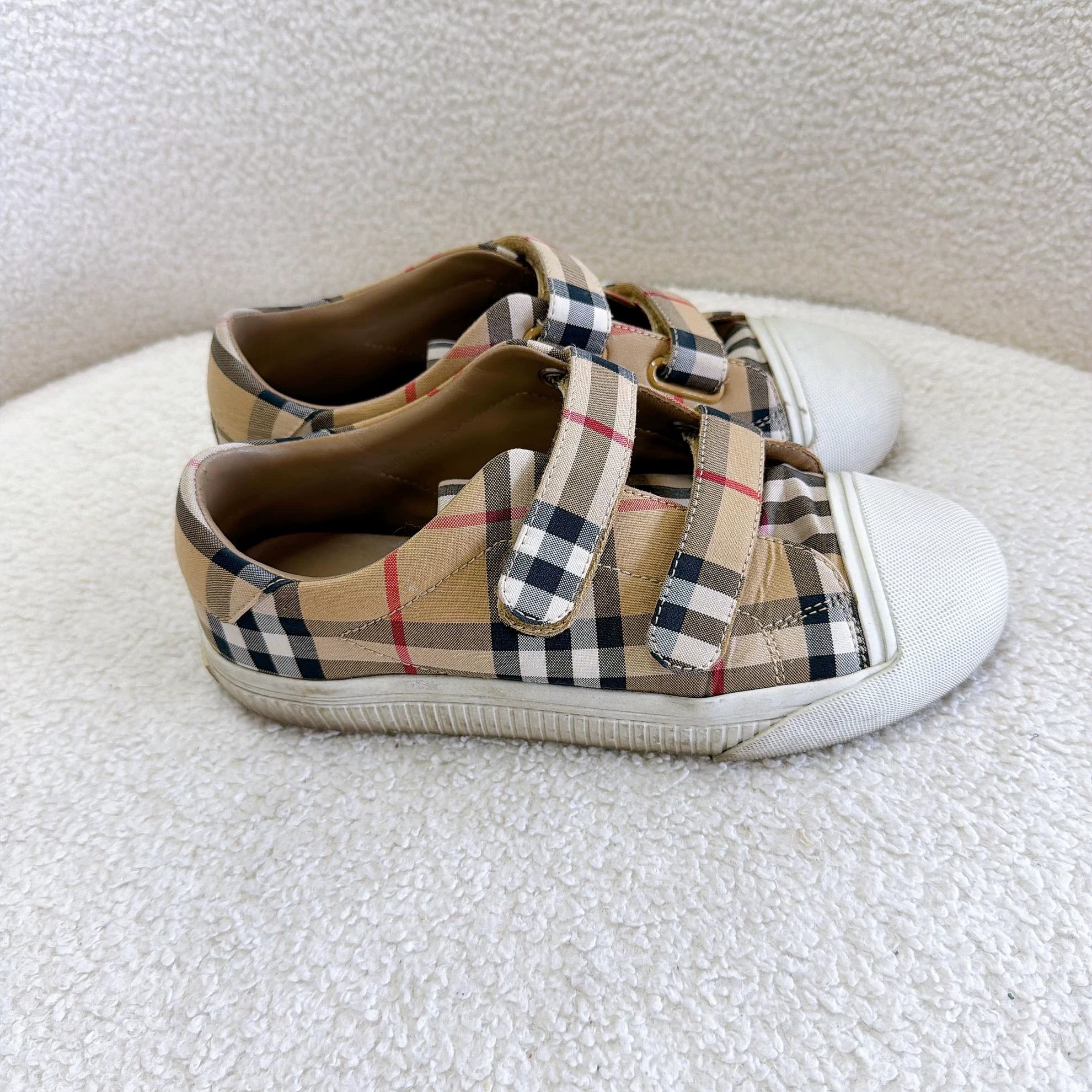 Burberry Burberry Horseferry Check Sneakers 35 0565 Size US 4.5 / IT 34.5 - 3 Thumbnail