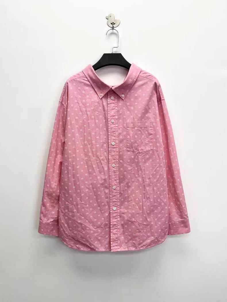 Balenciaga Balenciaga size 36 Pink double B-letter logo full printed Size XS / US 0-2 / IT 36-38 - 1 Thumbnail