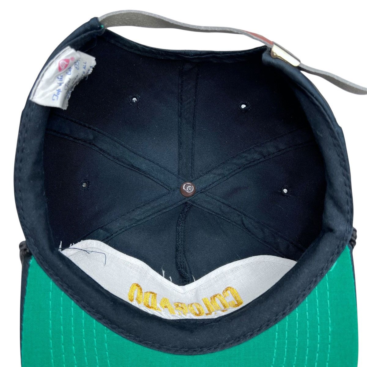 NCAA 1980s NCAA Colorado Buffaloes Black Embroidered Strap Back Size ONE SIZE - 11 Thumbnail
