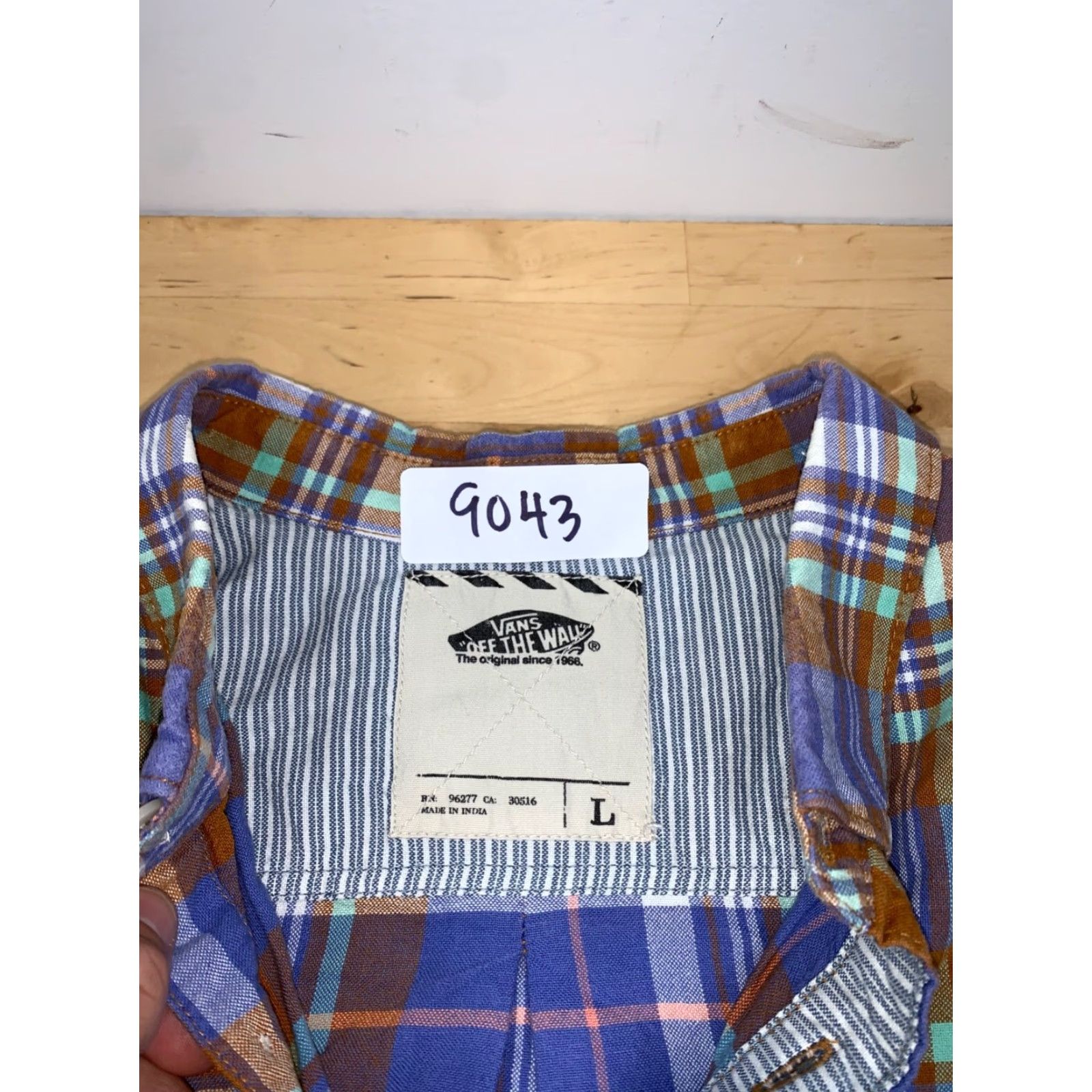 Vans Vans Off the Wall Button Up Shirt Mens L Plaid Long Sleeve Casual Size US L / EU 52-54 / 3 - 2 Thumbnail