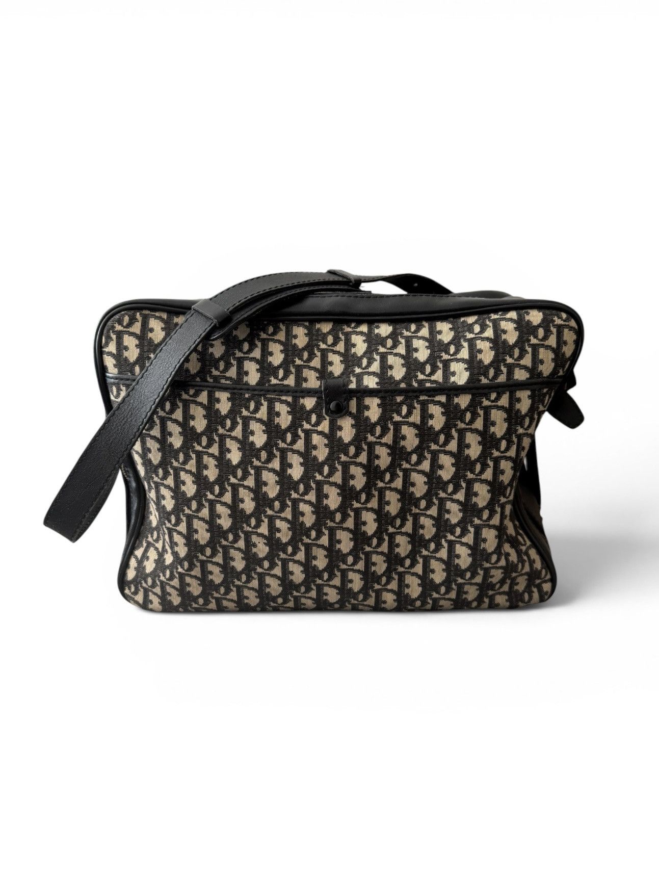Dior Vintage Dior Oblique Monogram Travel Bag Size ONE SIZE - 4 Thumbnail