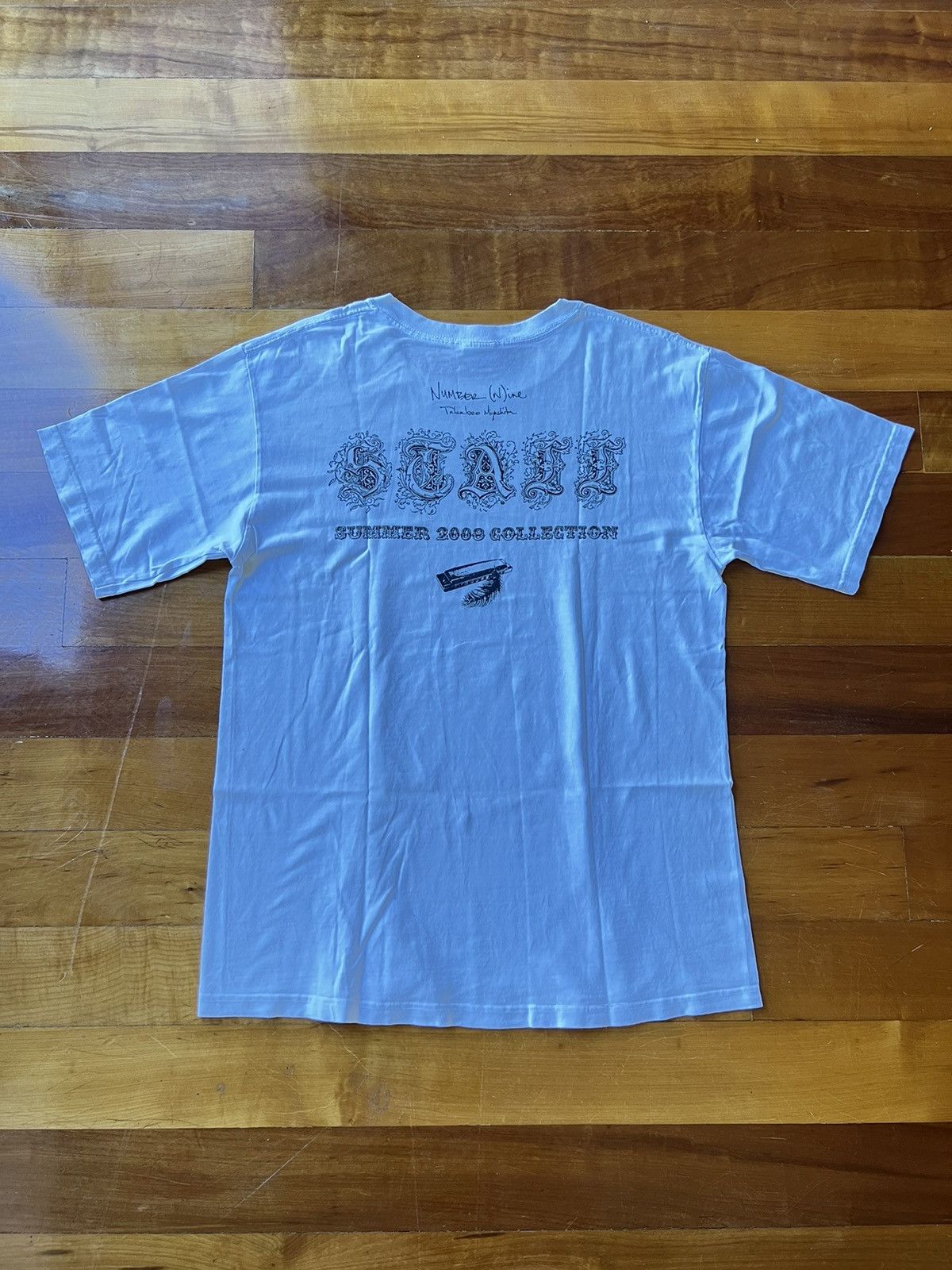 Number (N)ine Archive Staff Tee SS '08 "Birds" Size US S / EU 44-46 / 1 - 2 Thumbnail