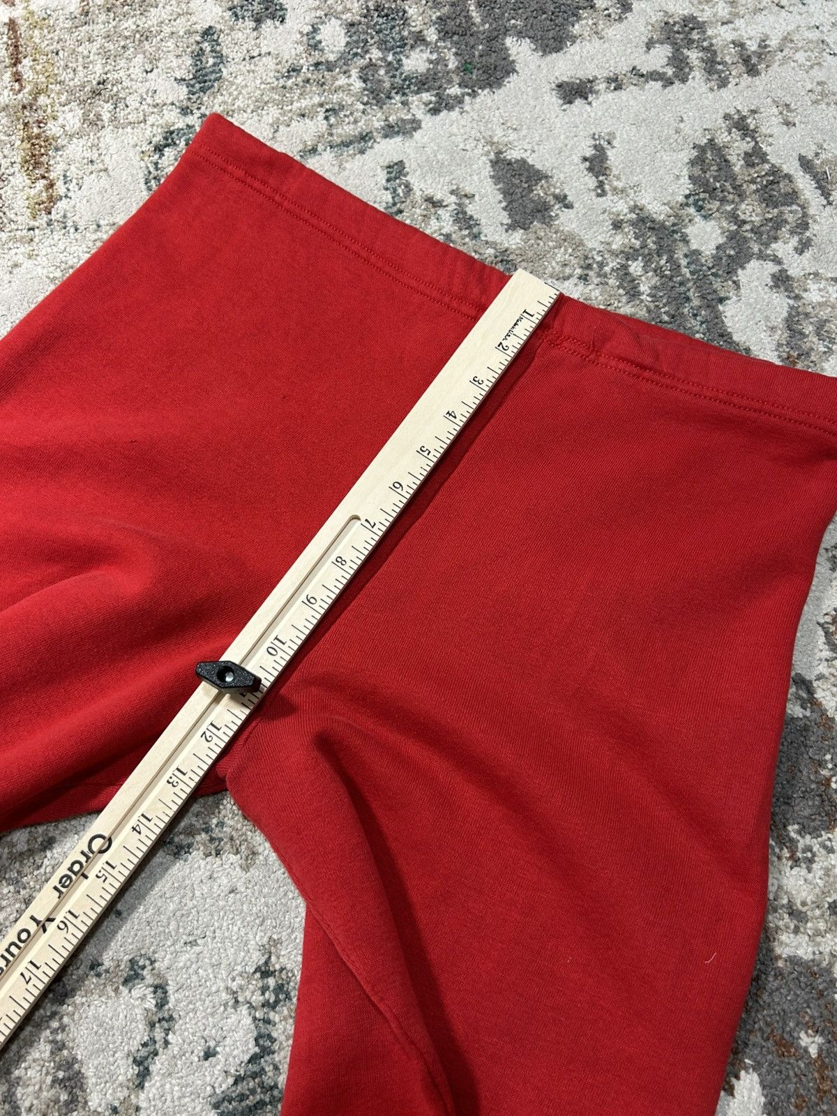 Vintage 1970s Russell Athletics Gold-Tag Red Cuffed Sweatpants Size US 34 / EU 50 - 10 Thumbnail