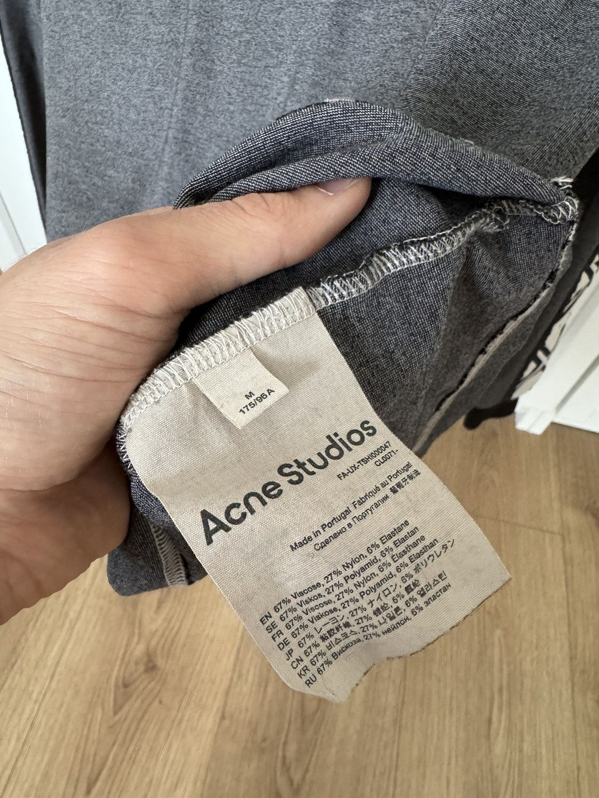 Acne Studios Acne Studios face grey sweatshirt Size US M / EU 48-50 / 2 - 5 Thumbnail