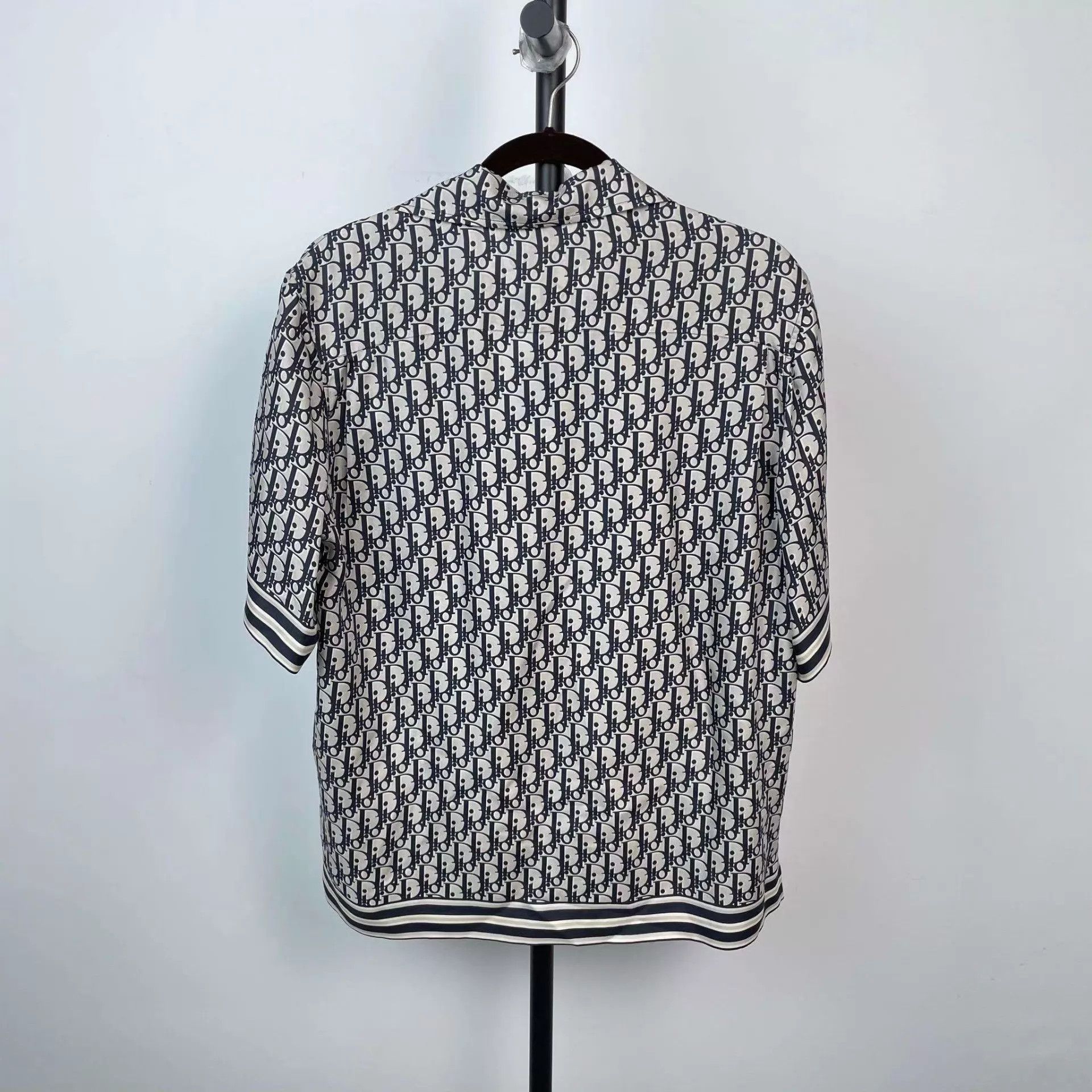 Dior Dior Silk Shirt Blue Size 39 Size US M / EU 48-50 / 2 - 2 Thumbnail