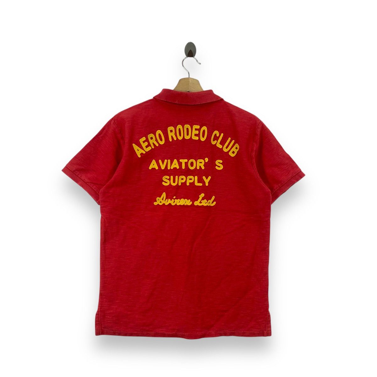 AVIREX AVIATOR SUPPLY Aero Rodeo Club Polo Tee Shirt