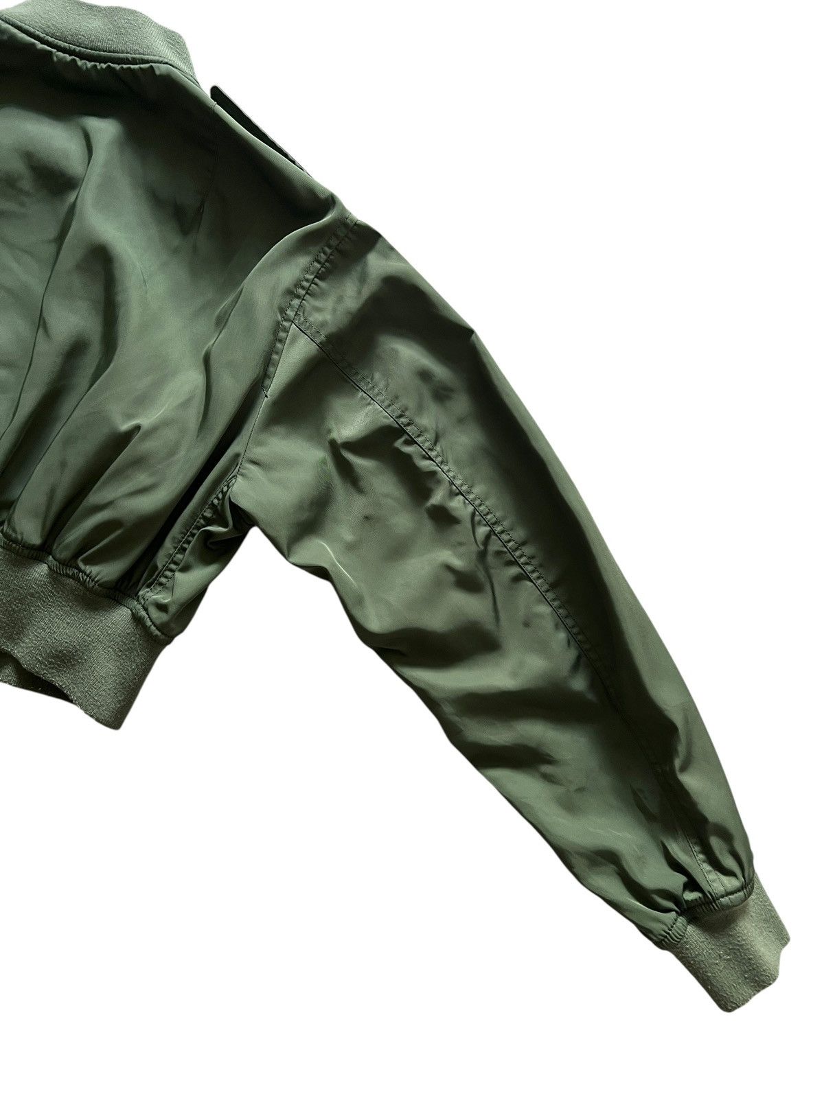 Japanese Brand 2000s SLY Military Cropped Bomber Jacket Size S / US 4 / IT 40 - 7 Thumbnail