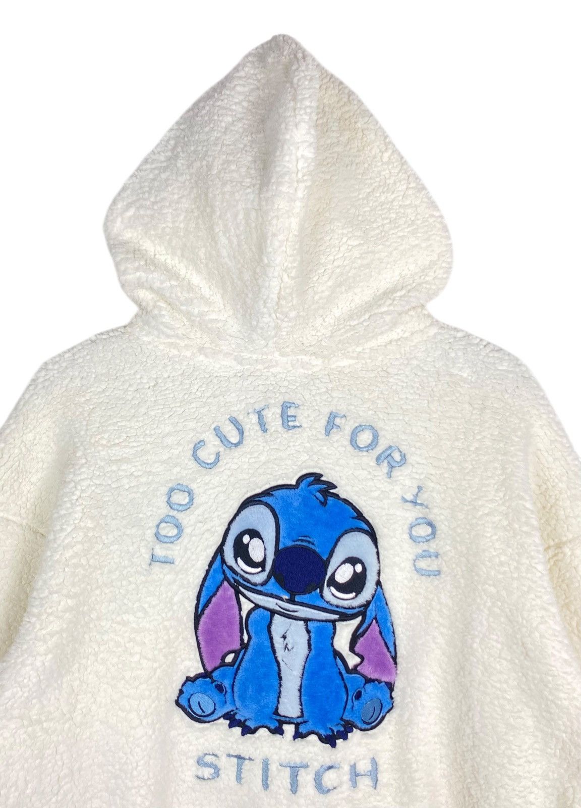 Disney Rare‼️ Disney H&M Lilo & Stitch Teddy Hoodie Size M / US 6-8 / IT 42-44 - 2 Thumbnail