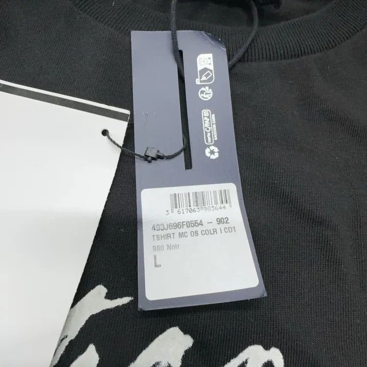 Dior Dior Dior Logo Print Black Short Sleeve T-Shirt 0079-2507 Size US L / EU 52-54 / 3 - 4 Thumbnail