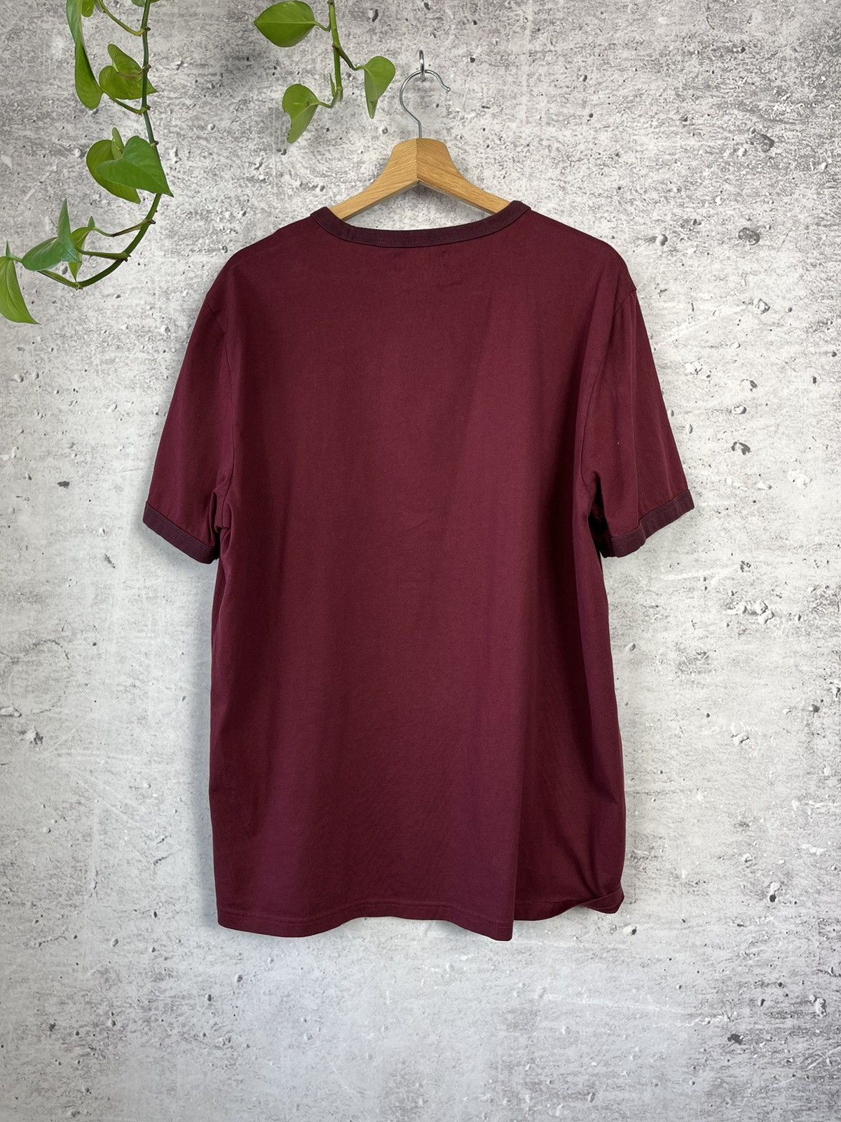 Designer × Fred Perry × Vintage Fred Perry - basic logoringer t-shirt J Size US XL / EU 56 / 4 - 7 Thumbnail