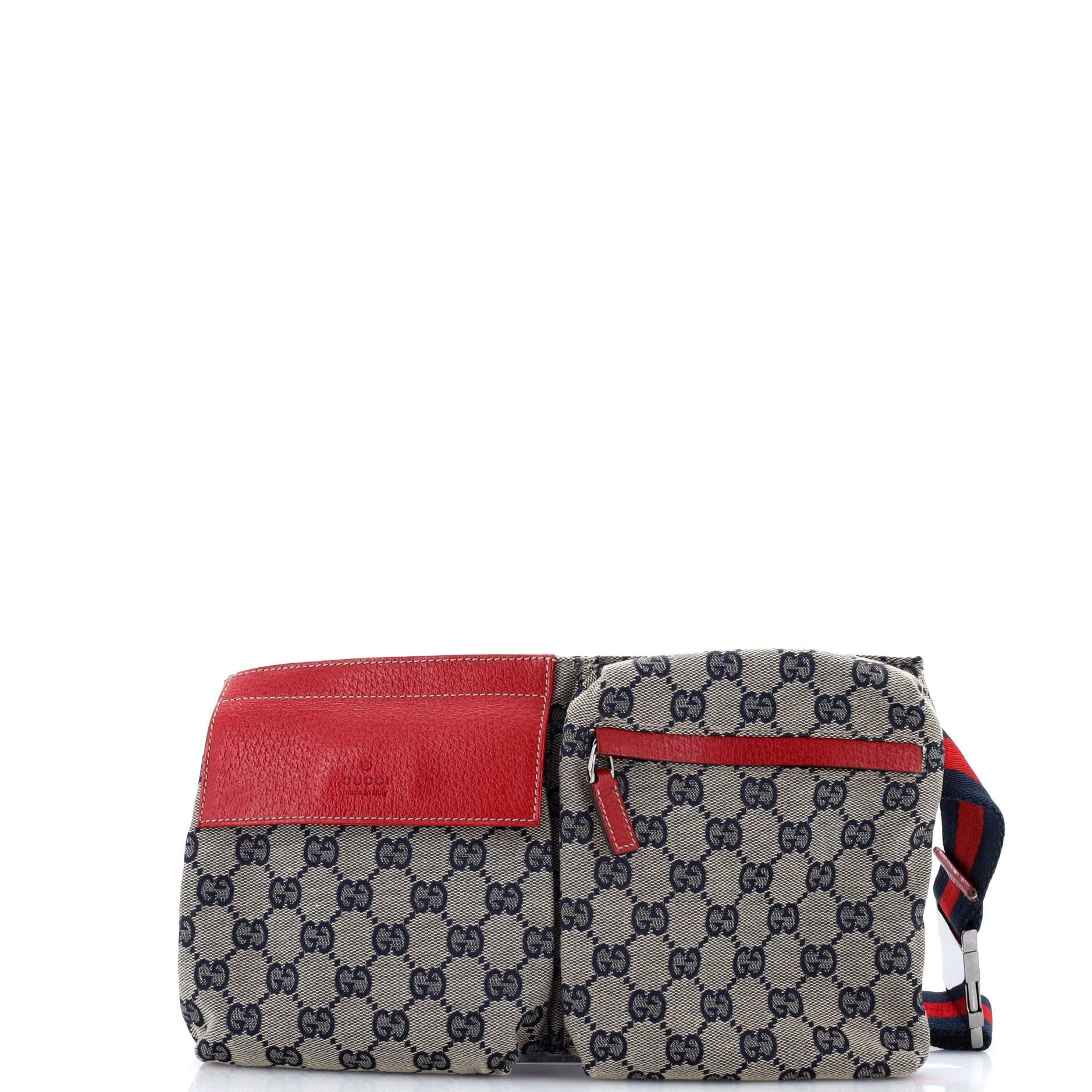 Gucci Vintage Double Belt Bag Size ONE SIZE - 1 Thumbnail