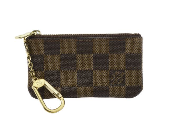 Louis Vuitton Louis Vuitton Damier Ebene Pochette Cles Brown Key Pouch Size ONE SIZE - 1 Thumbnail
